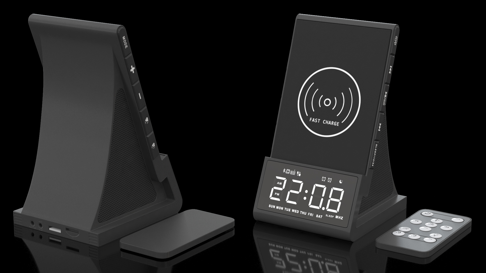 3D model Digital Alarm Clock Radio
