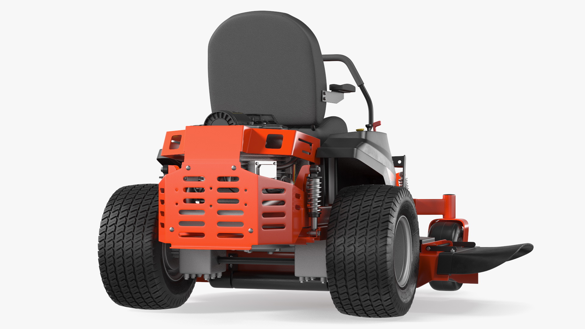 3D Zero Turn Mower Simplicity Rigged model