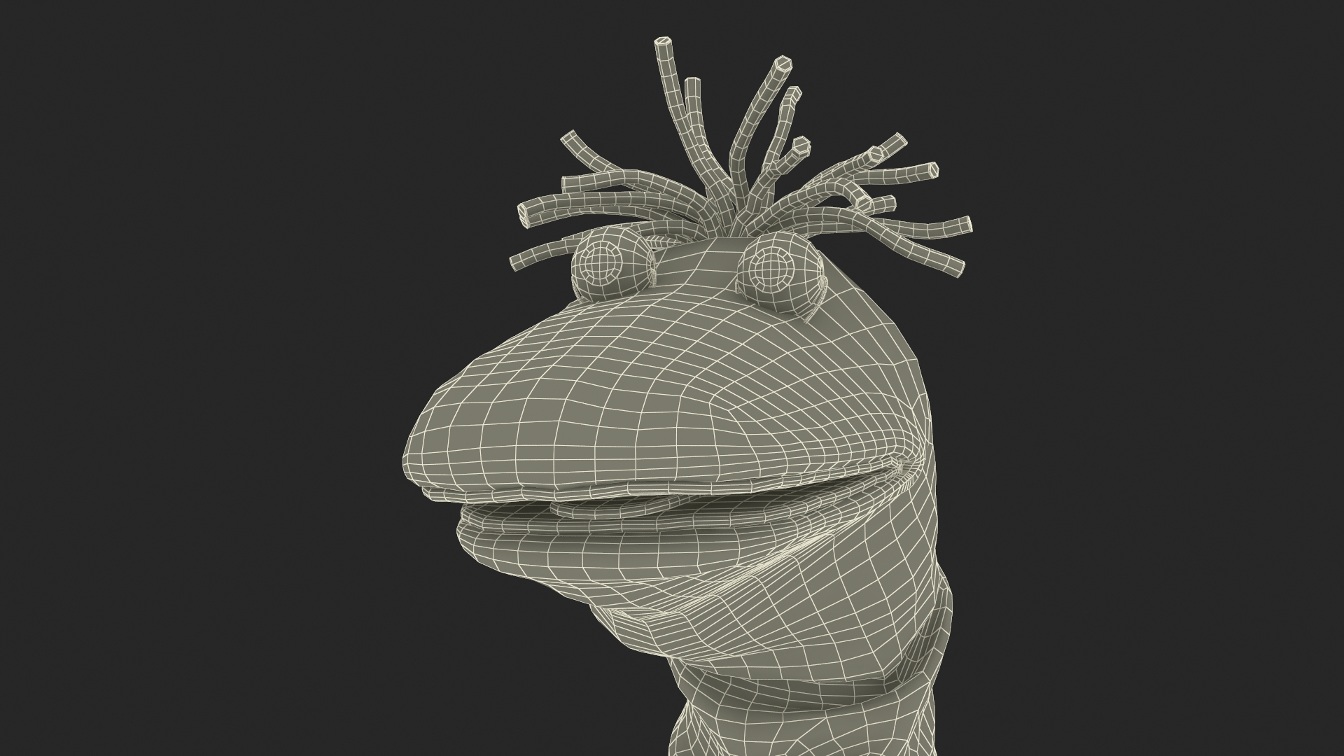 Sock Puppet Boy Blue Rigged 3D