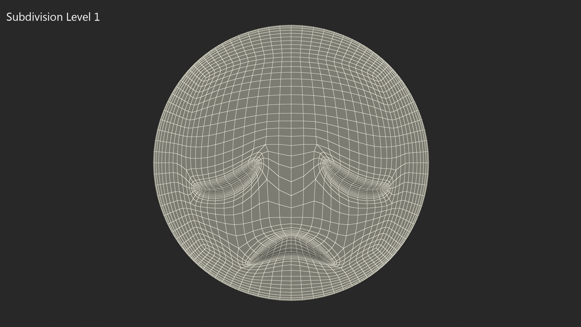 3D Disappointed Face Emoji model