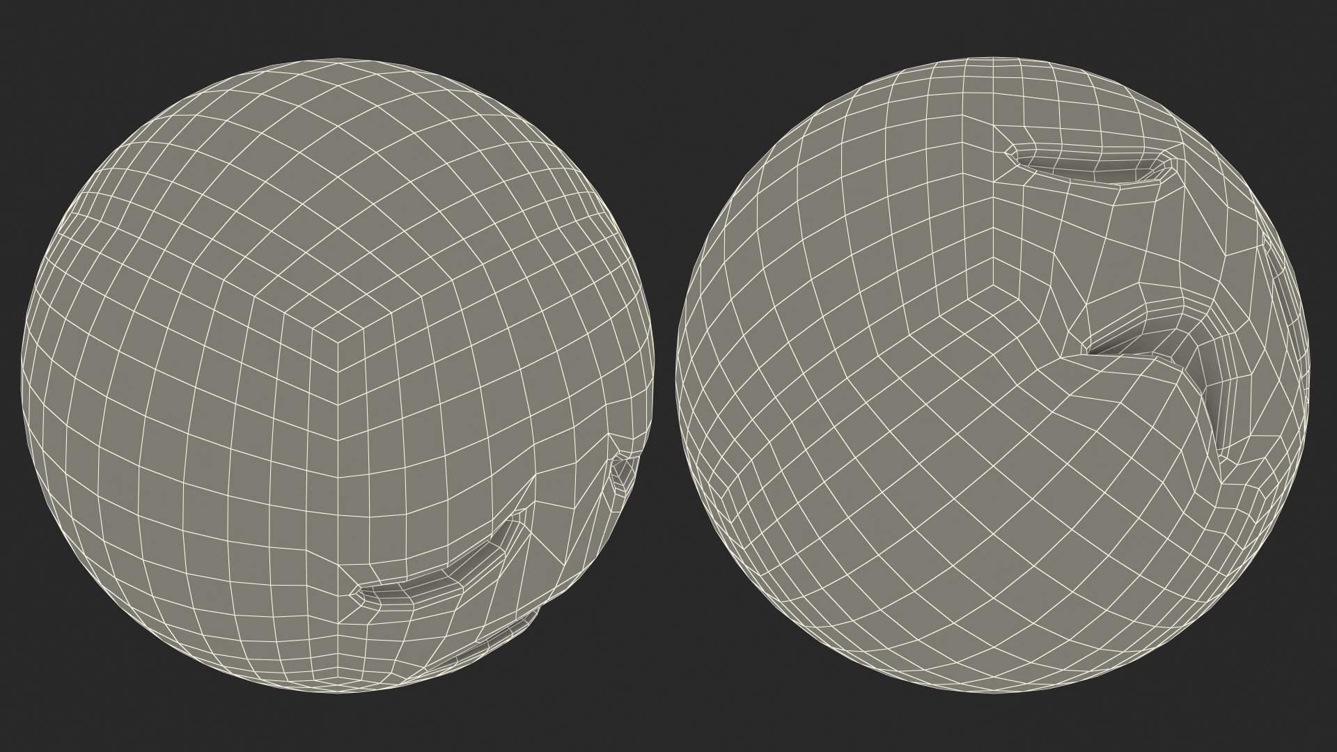 3D Disappointed Face Emoji model