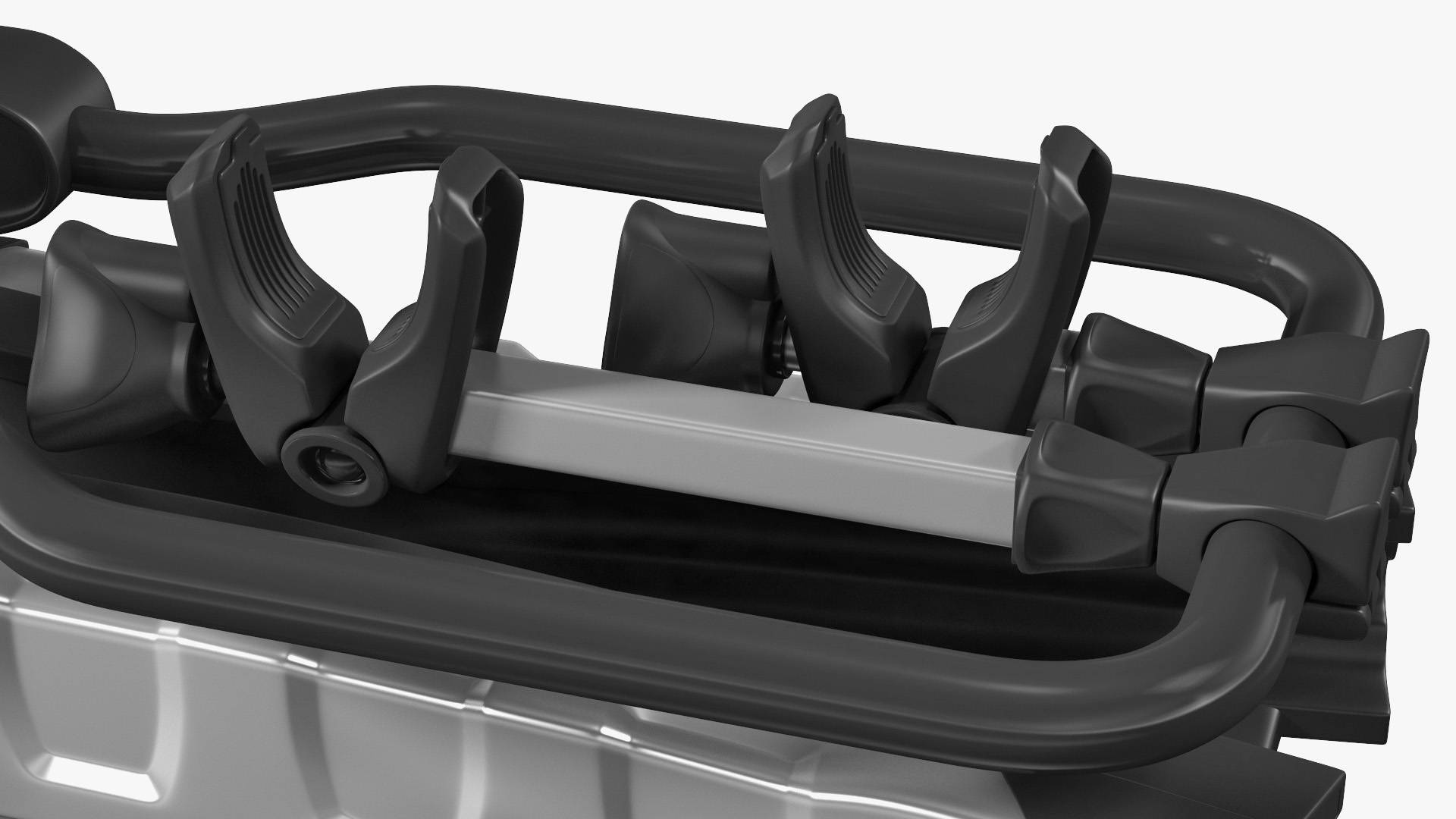 3D Thule EasyFold XT2 Bike Racks Folded