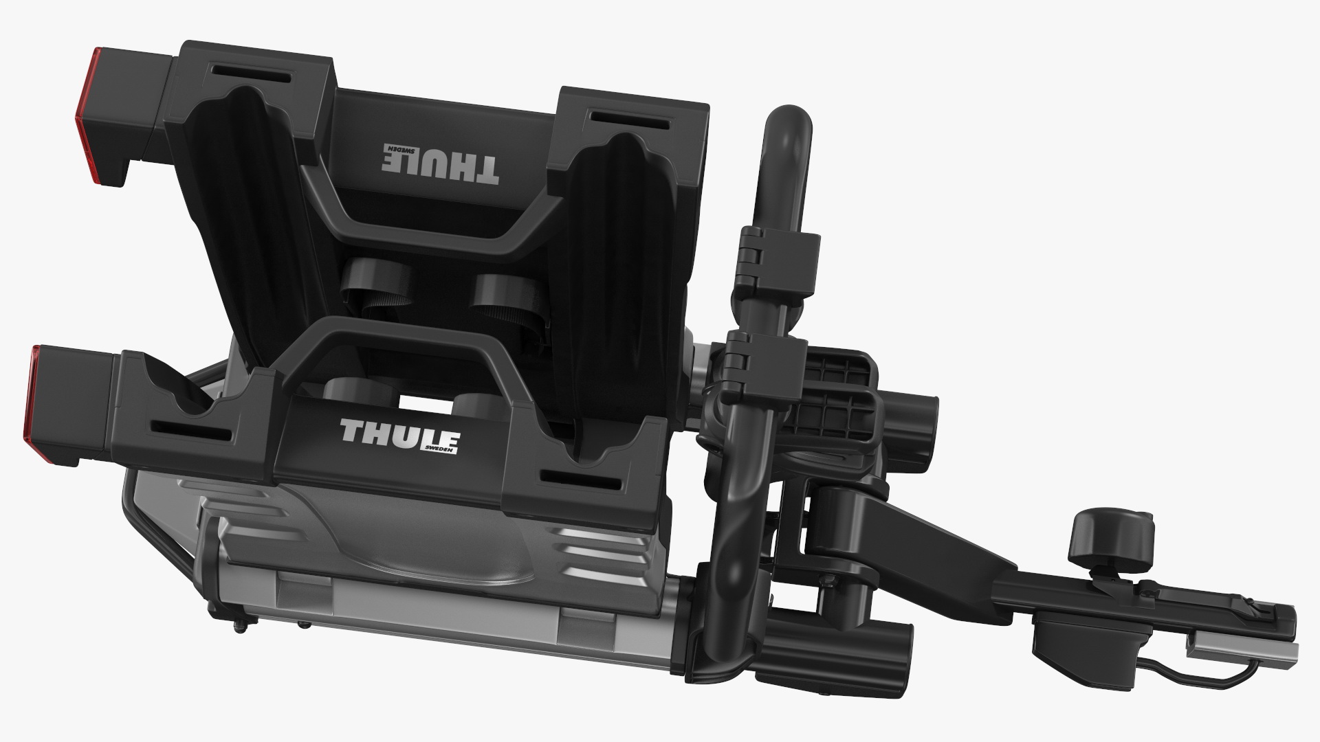3D Thule EasyFold XT2 Bike Racks Folded