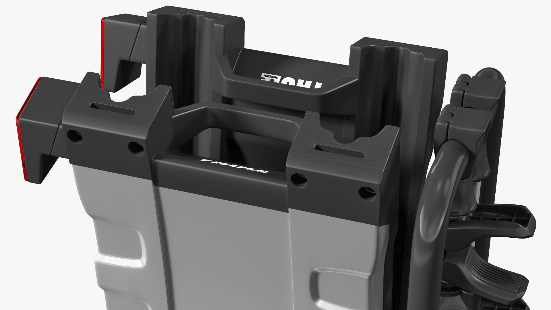 3D Thule EasyFold XT2 Bike Racks Folded