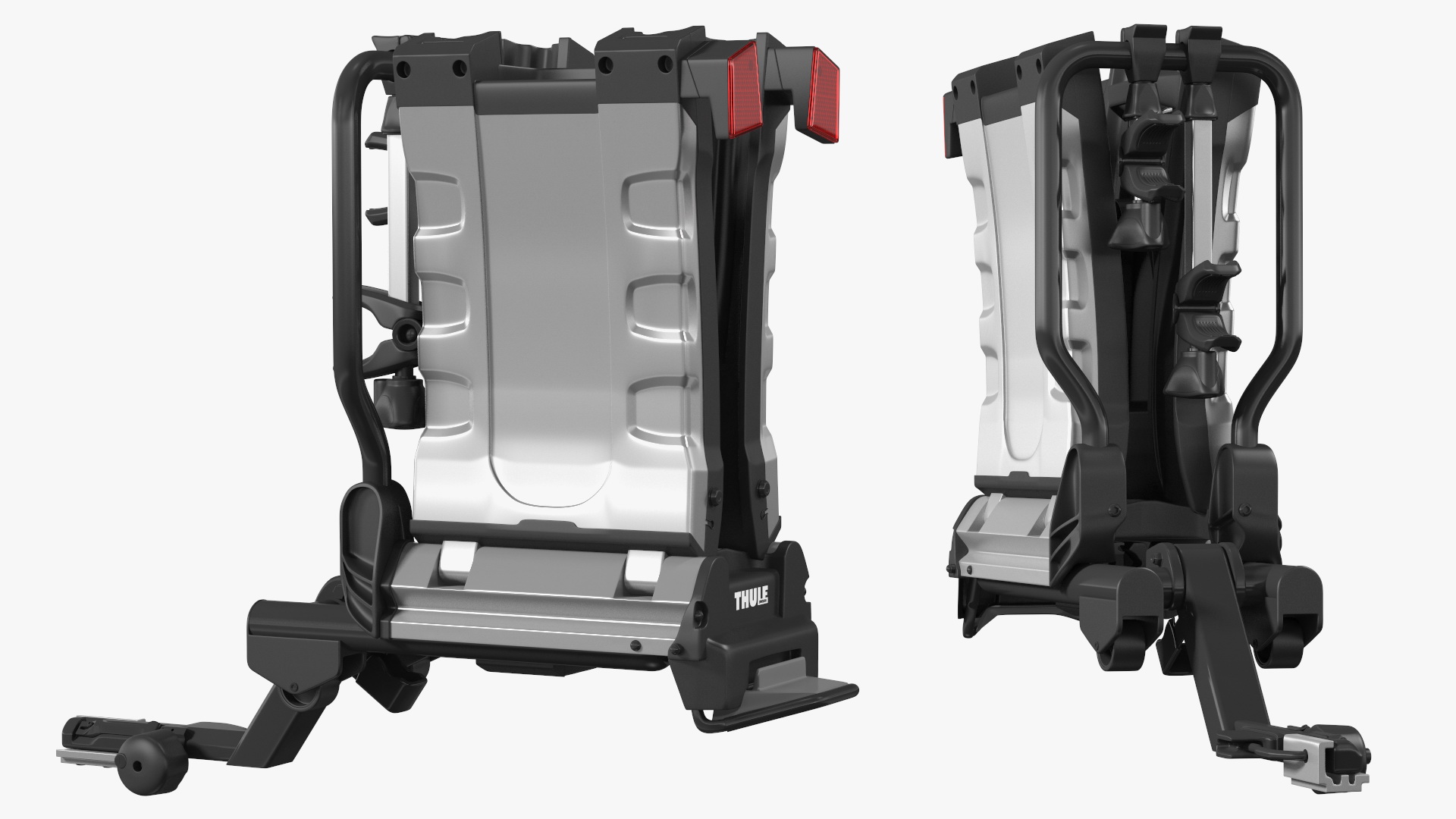 3D Thule EasyFold XT2 Bike Racks Folded