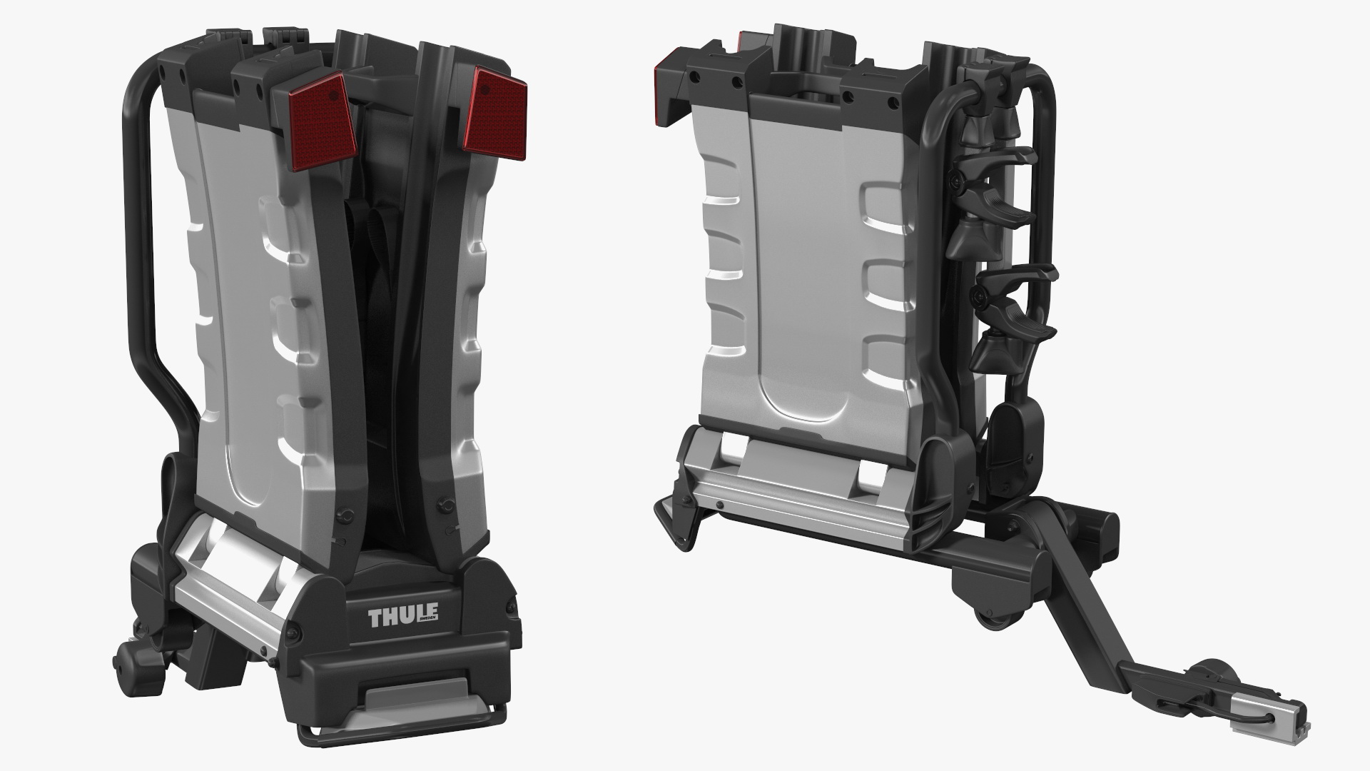 3D Thule EasyFold XT2 Bike Racks Folded