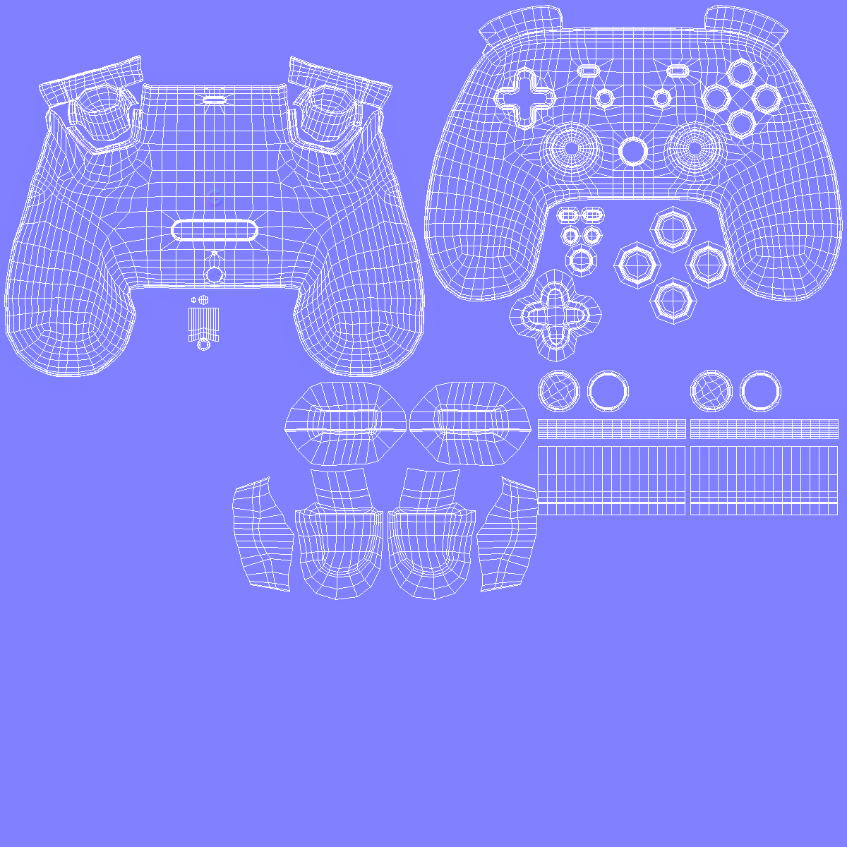 Wasabi Color Google Stadia Controller 3D
