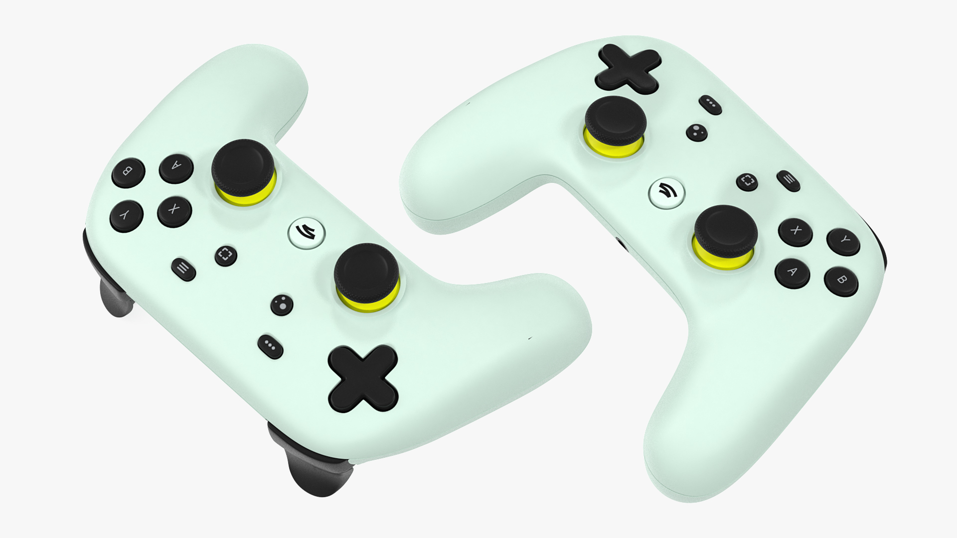 Wasabi Color Google Stadia Controller 3D