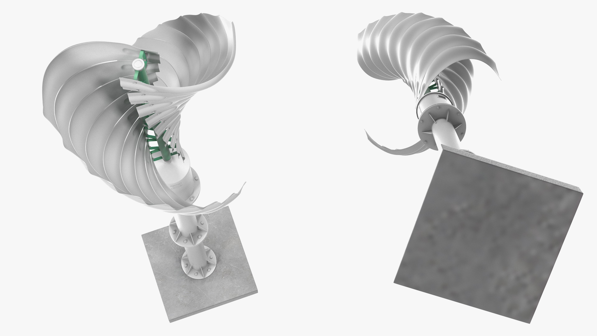 3D Helix Wind Turbine model
