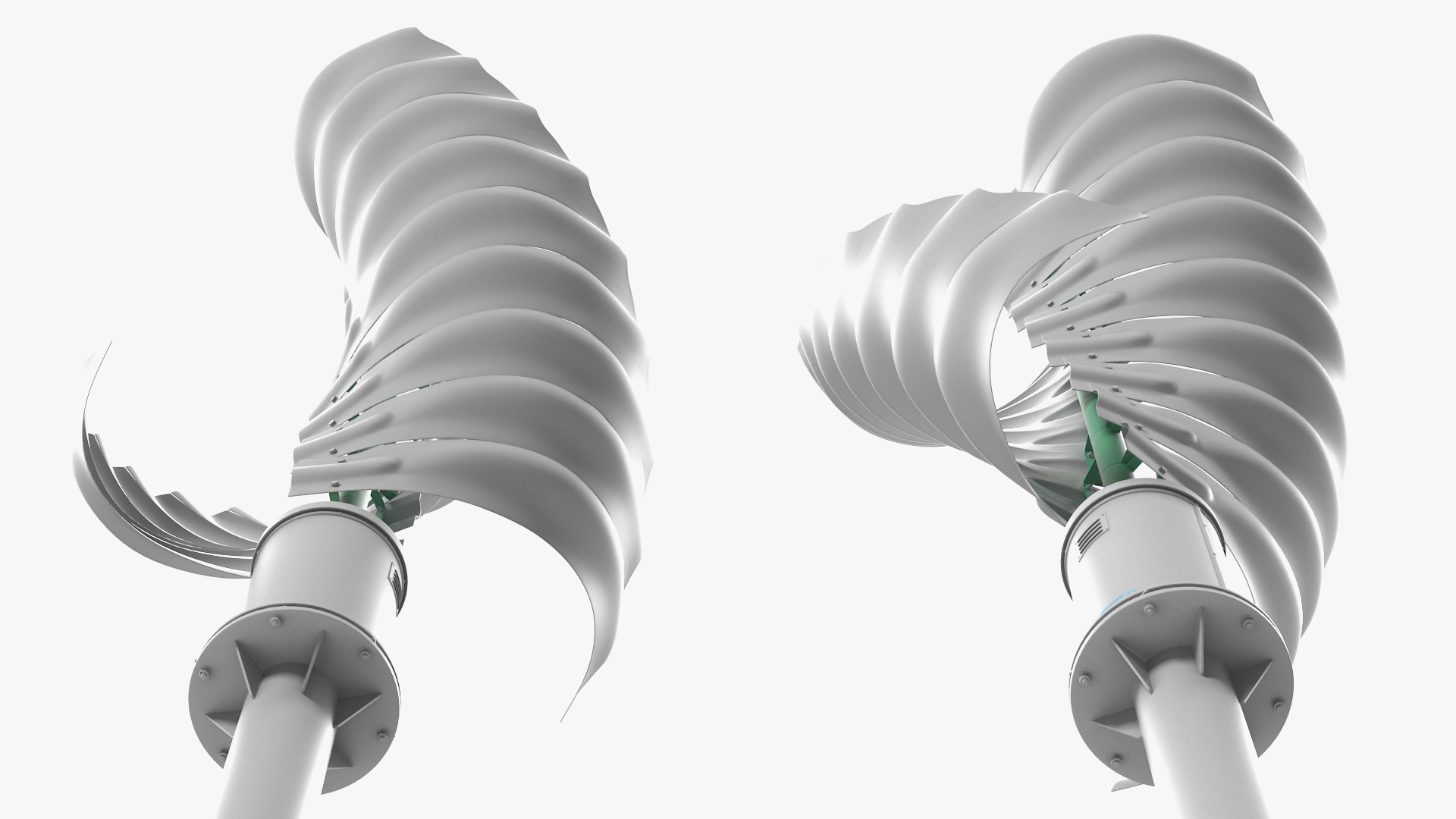 3D Helix Wind Turbine model