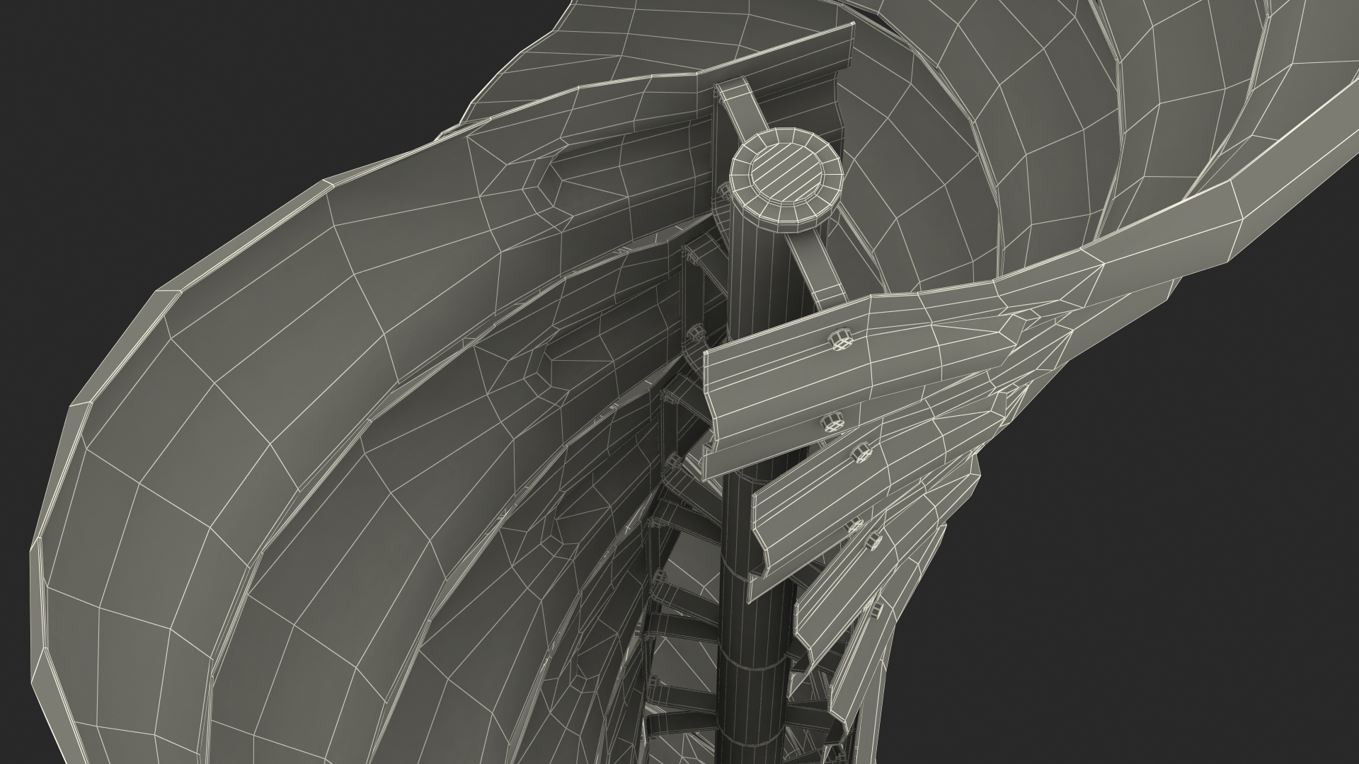 3D Helix Wind Turbine model