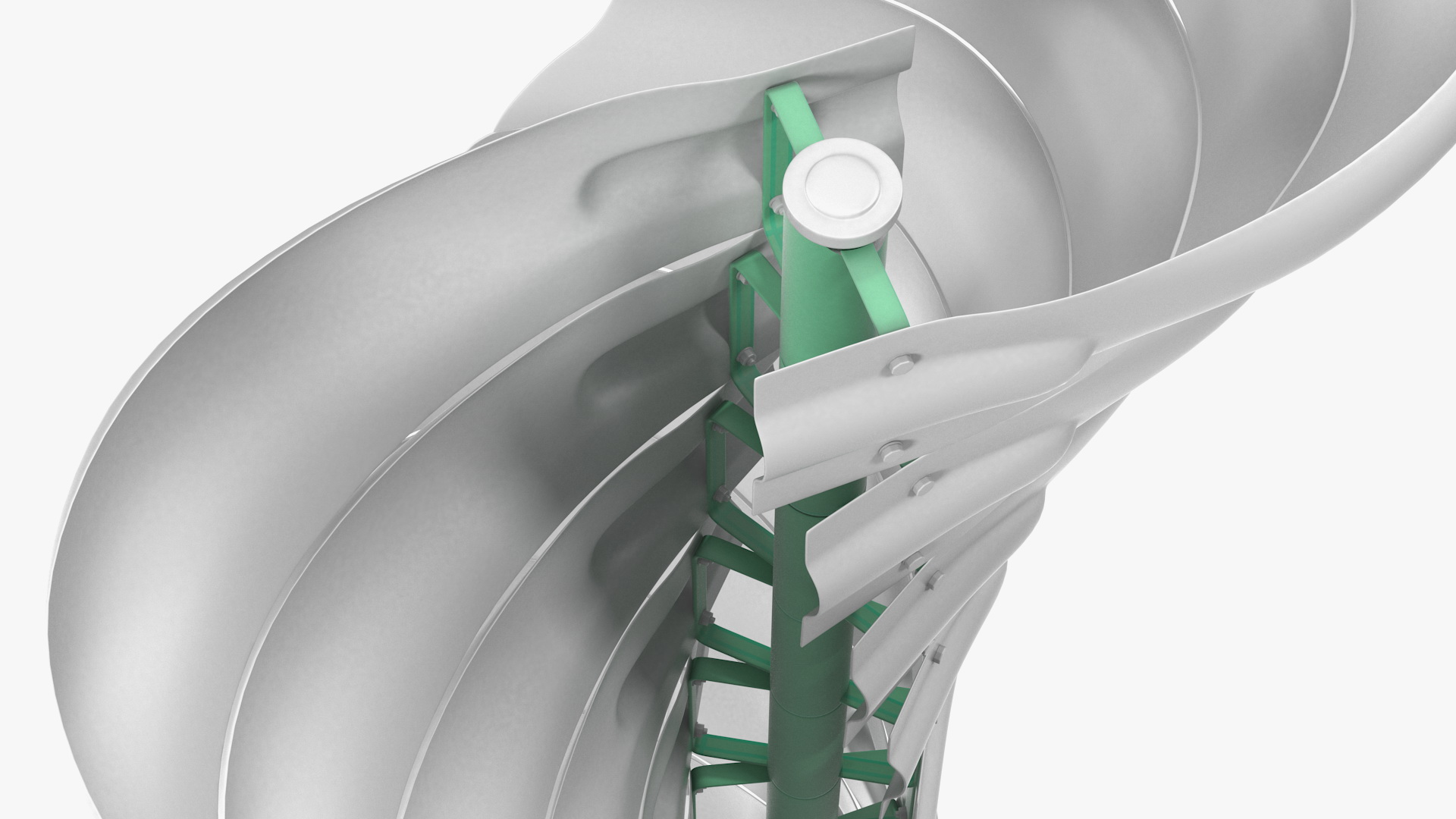 3D Helix Wind Turbine model