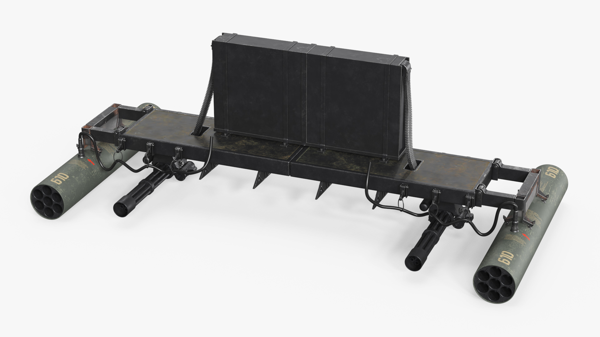 Helicopter Weapon Mount with Rocket Pods - view 2