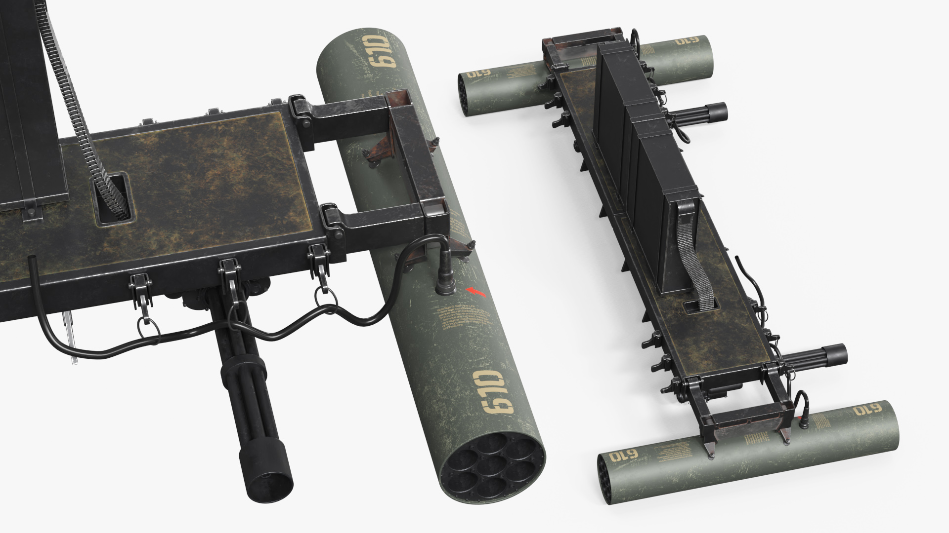Helicopter Weapon Mount with Rocket Pods - view 5