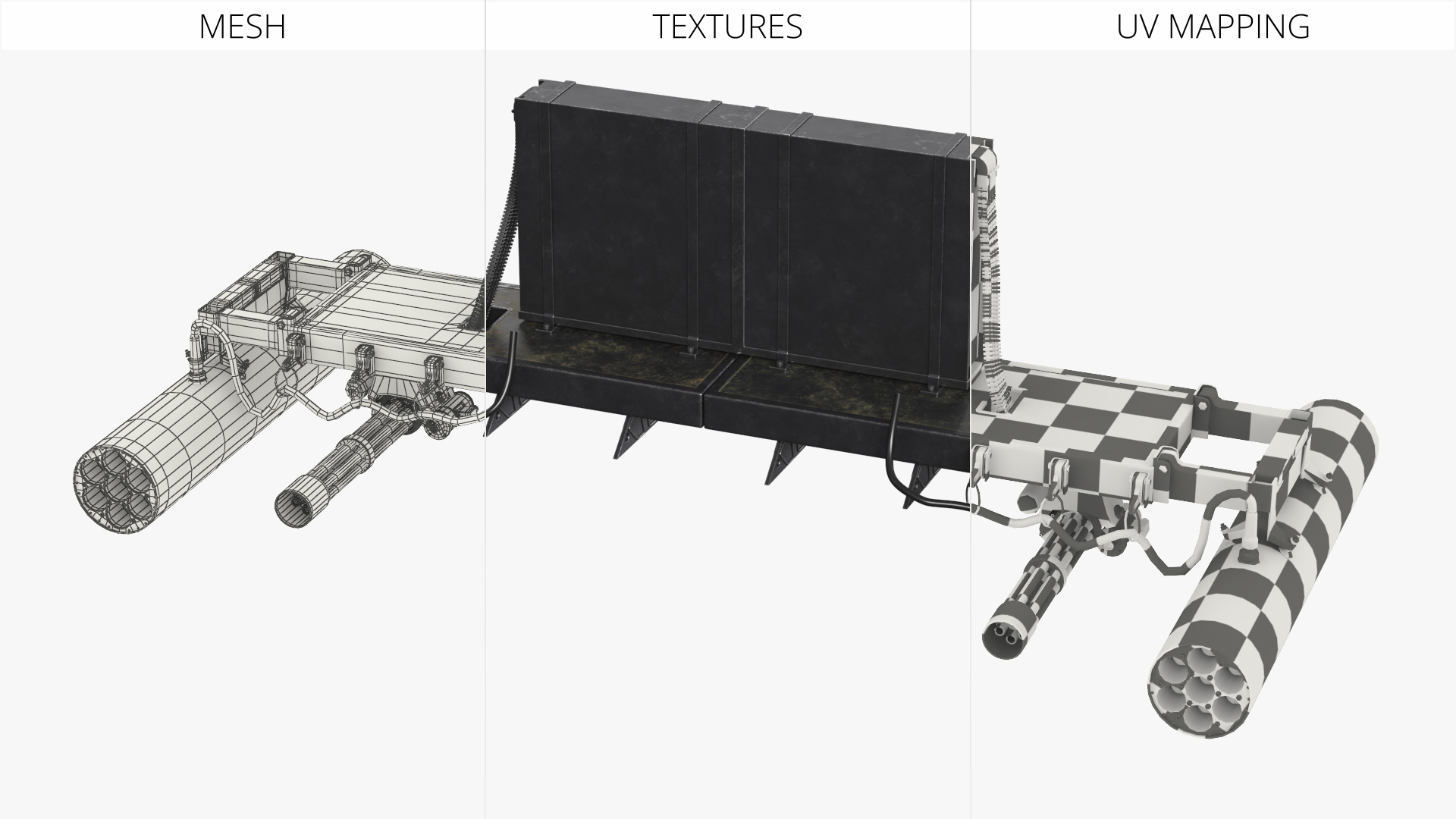 Helicopter Weapon Mount with Rocket Pods - view 8