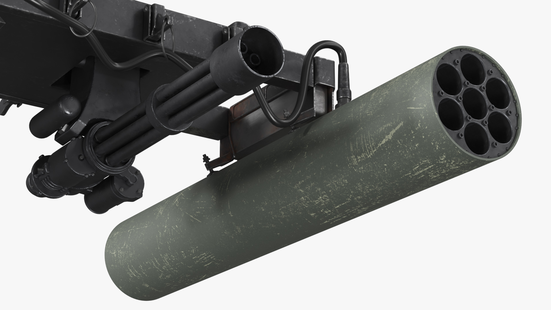 Helicopter Weapon Mount with Rocket Pods - view 7