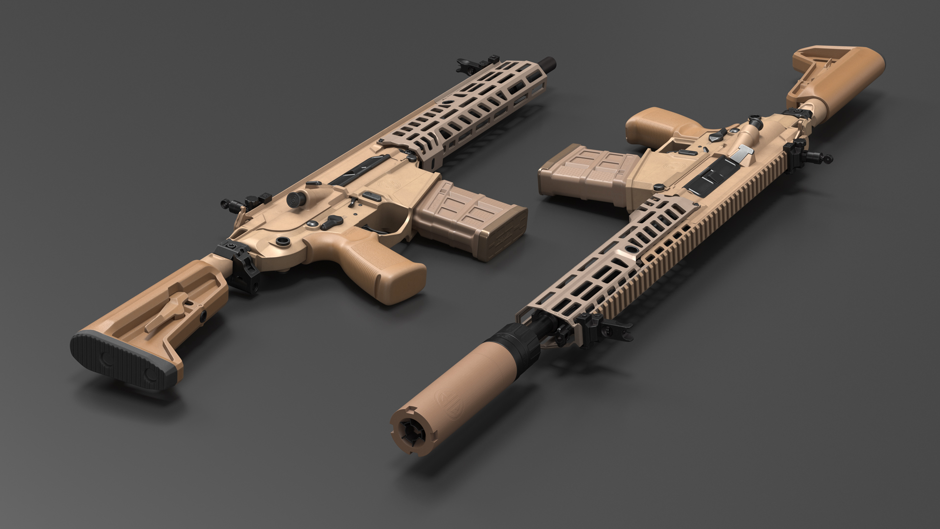 Assault Rifle SIG MCX Spear 3D