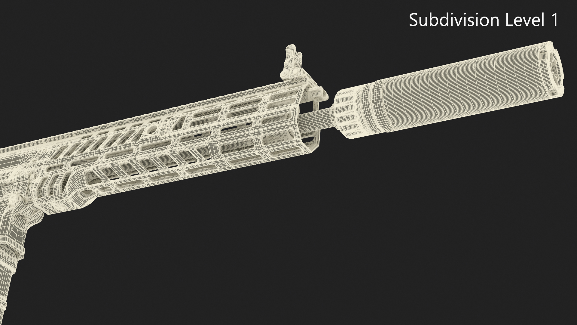 Assault Rifle SIG MCX Spear 3D