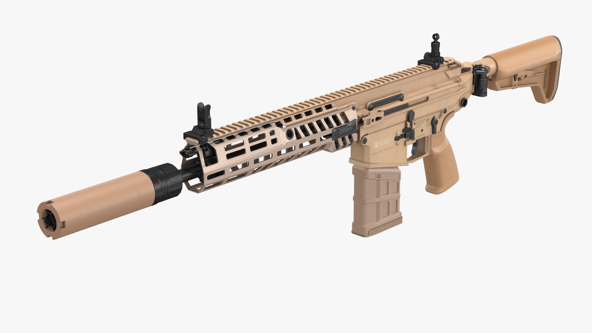 Assault Rifle SIG MCX Spear 3D
