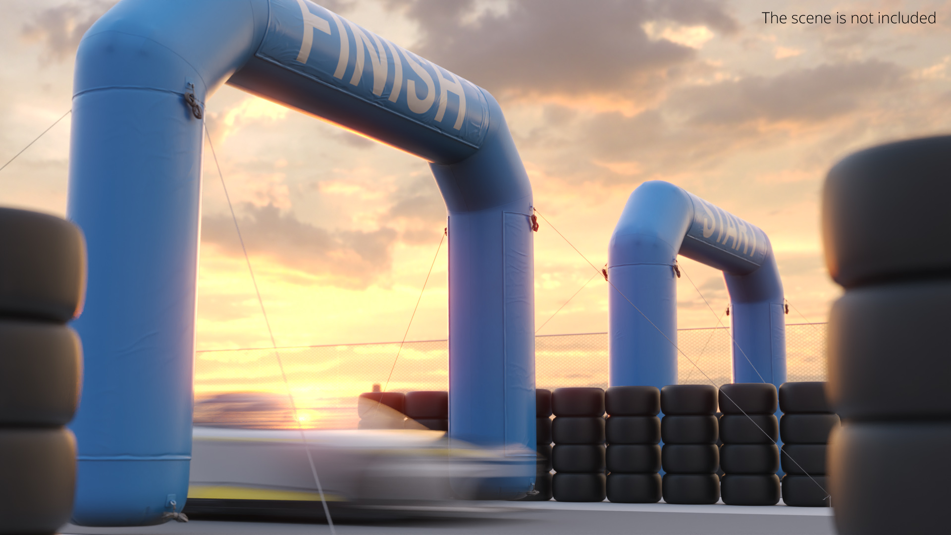 Inflatable Start Arch with Finish Arch, view 6