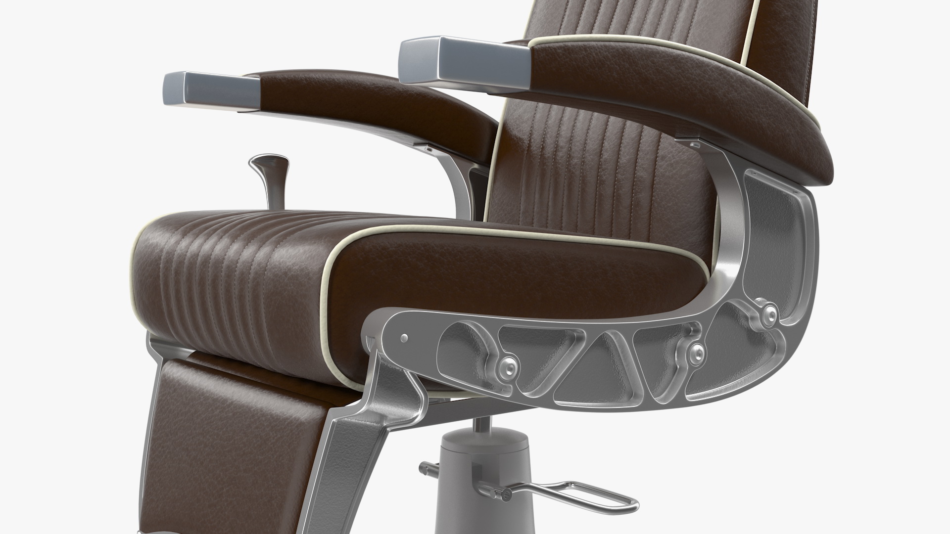 3D model Antique Barber Chair