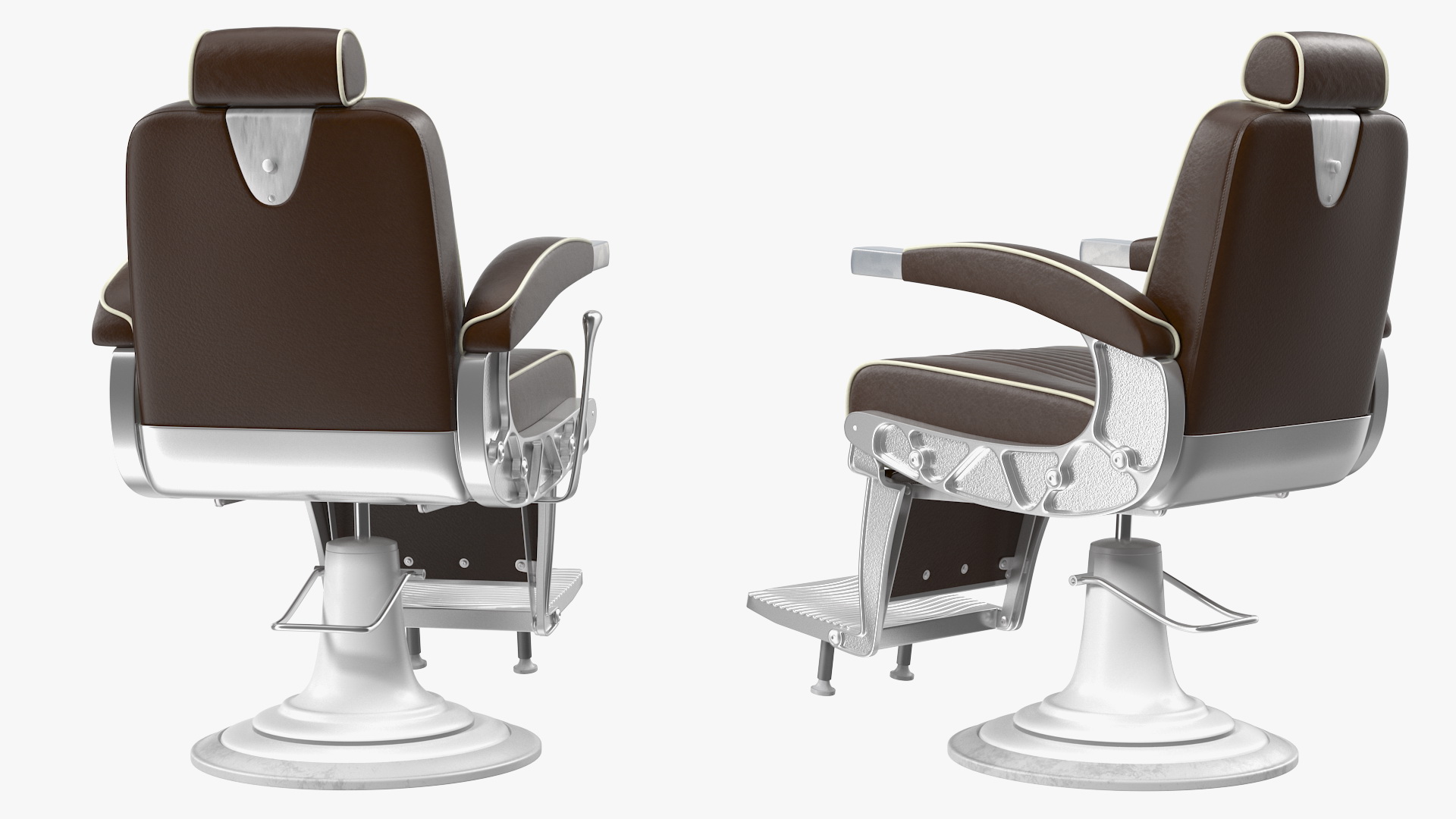 3D model Antique Barber Chair