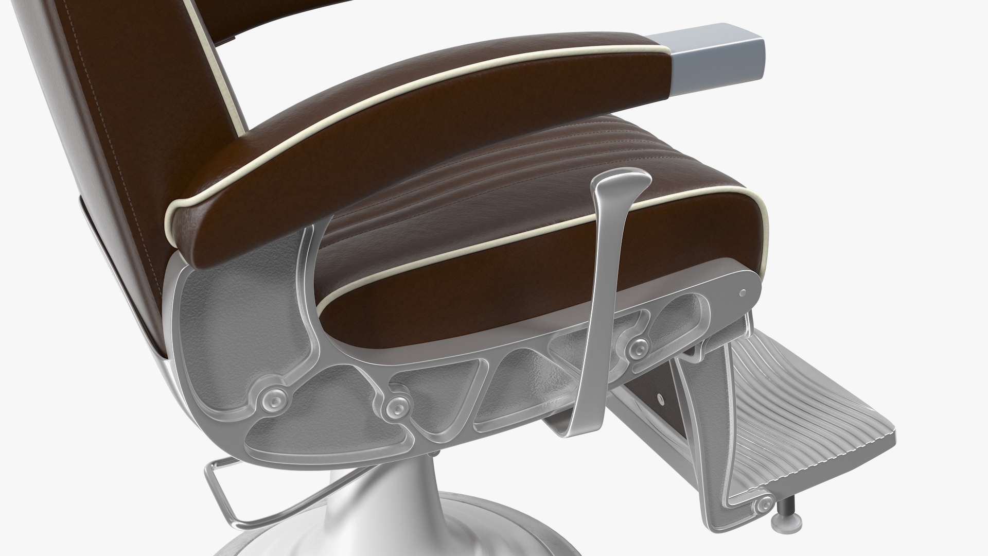 3D model Antique Barber Chair