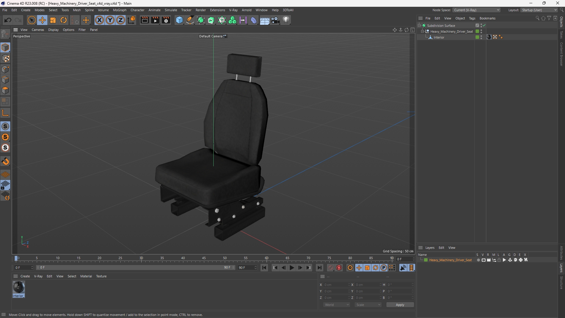Heavy Machinery Driver Seat - view 12