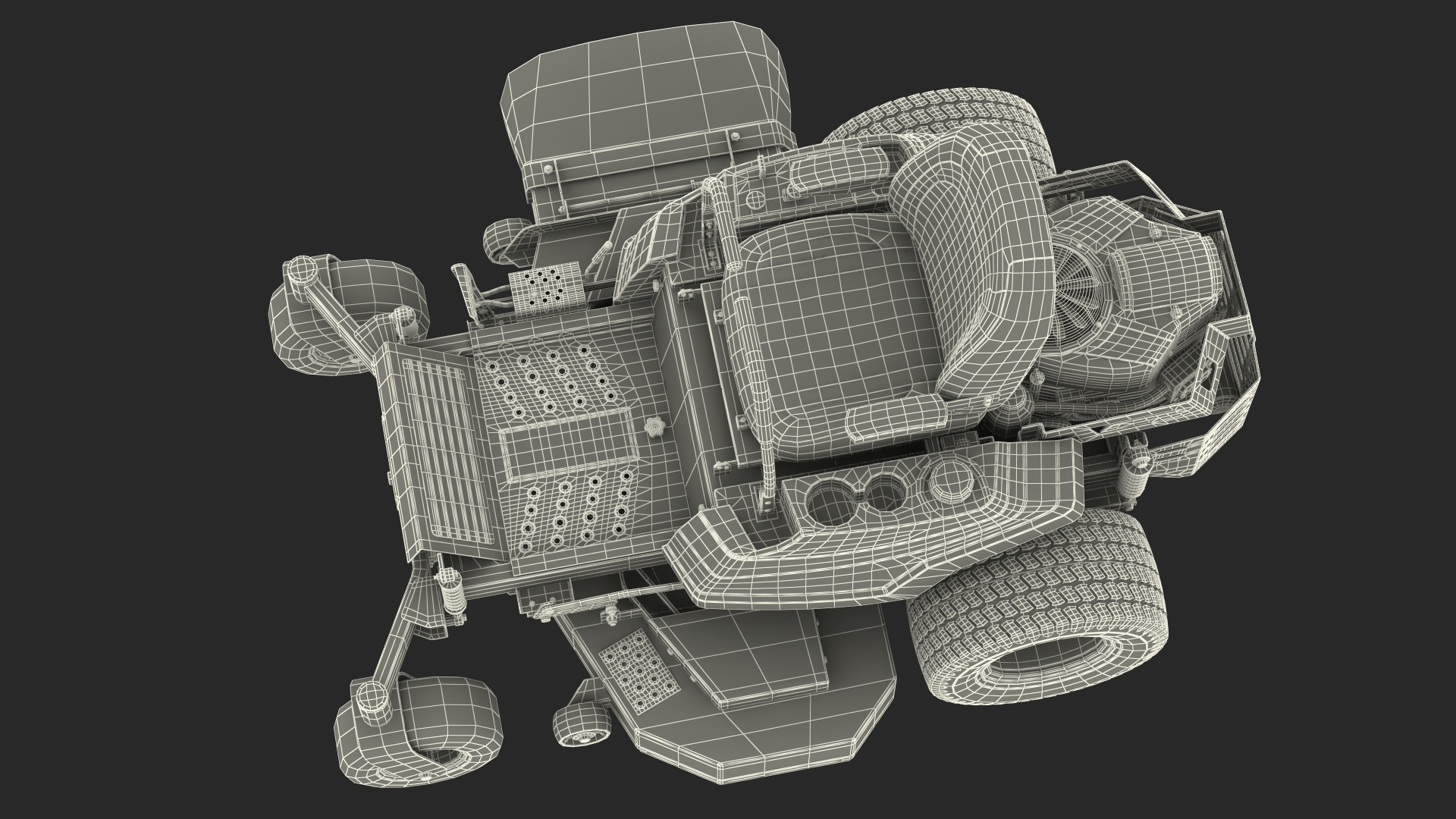 3D Zero Turn Mower Simplicity
