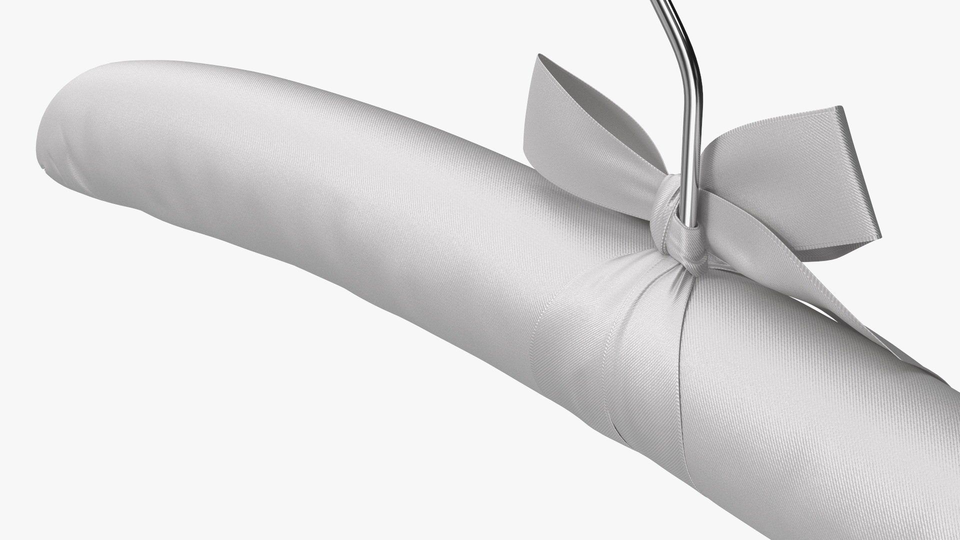 3D Soft Satin Rack White