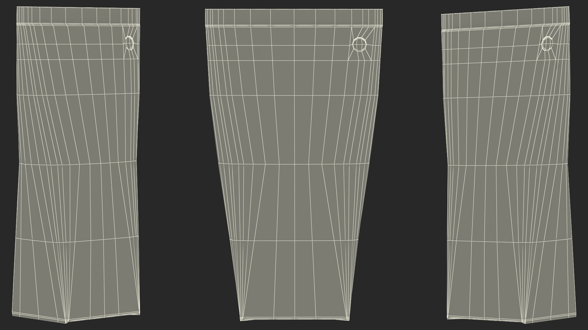 3D model Aseptic Packaging For Triangular Liquid Grape