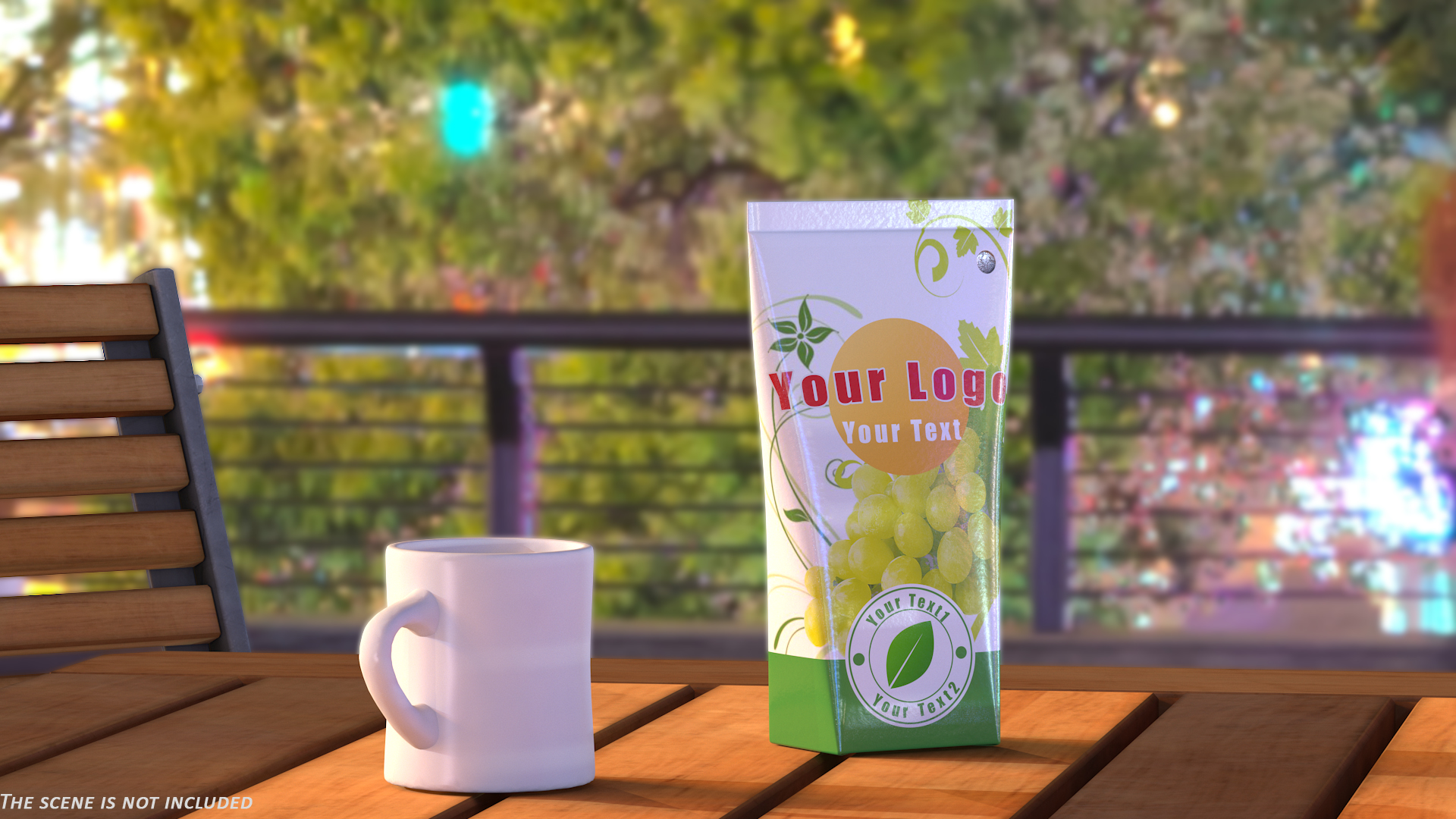 3D model Aseptic Packaging For Triangular Liquid Grape