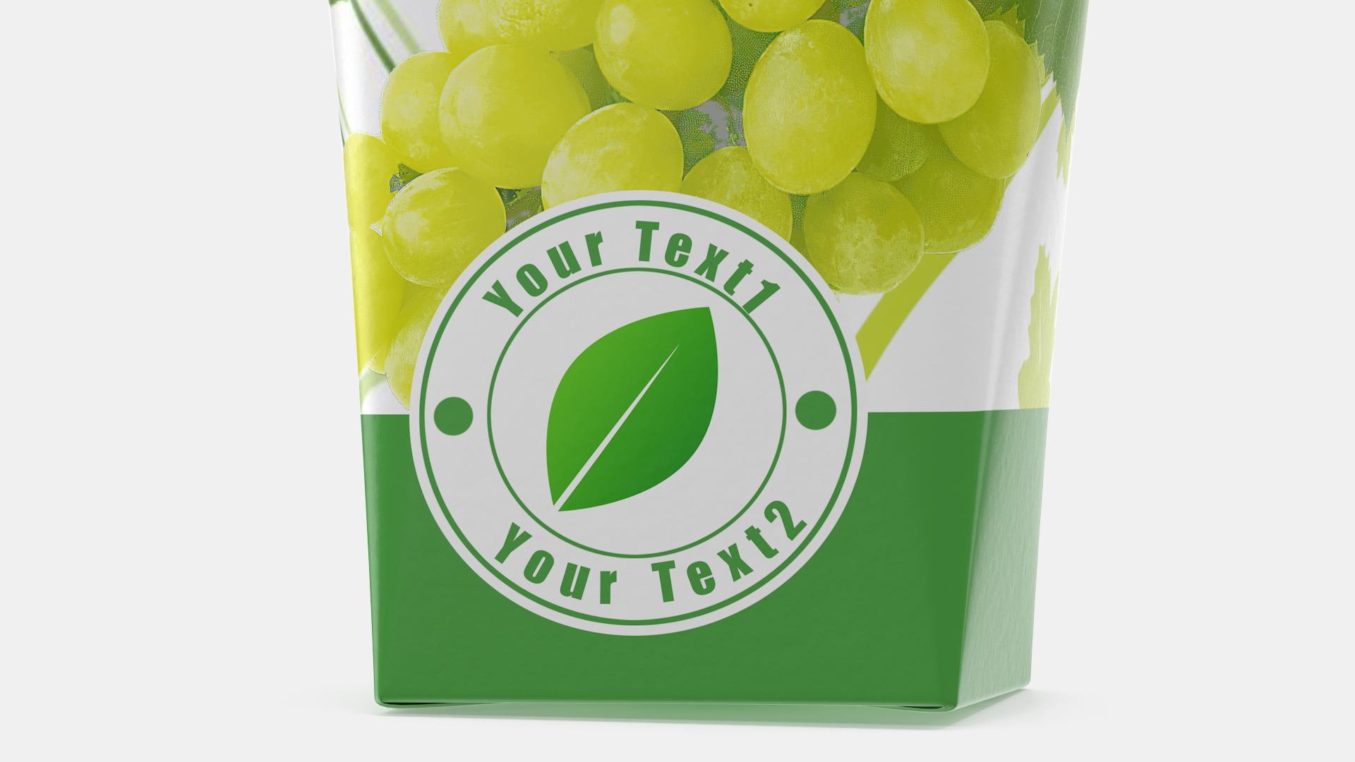 3D model Aseptic Packaging For Triangular Liquid Grape