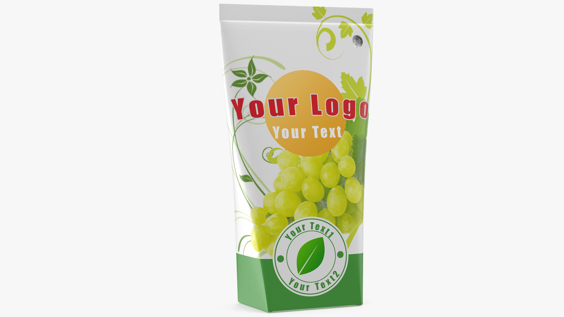 3D model Aseptic Packaging For Triangular Liquid Grape