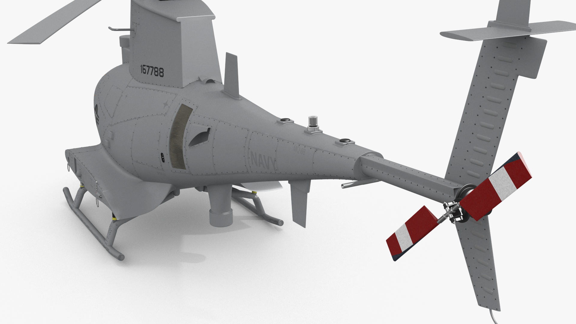 Northrop Grumman MQ-8 Fire Scout Rigged 3D model