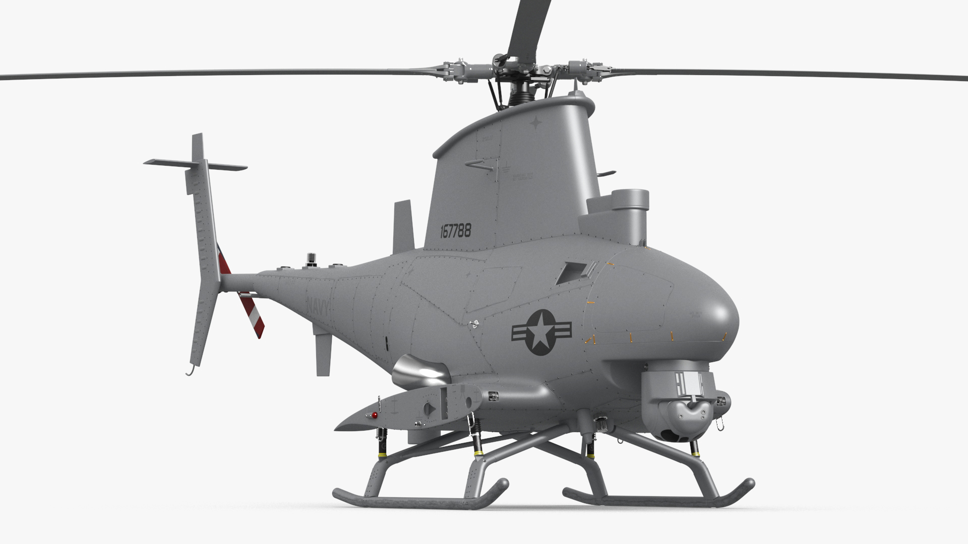 Northrop Grumman MQ-8 Fire Scout Rigged 3D model