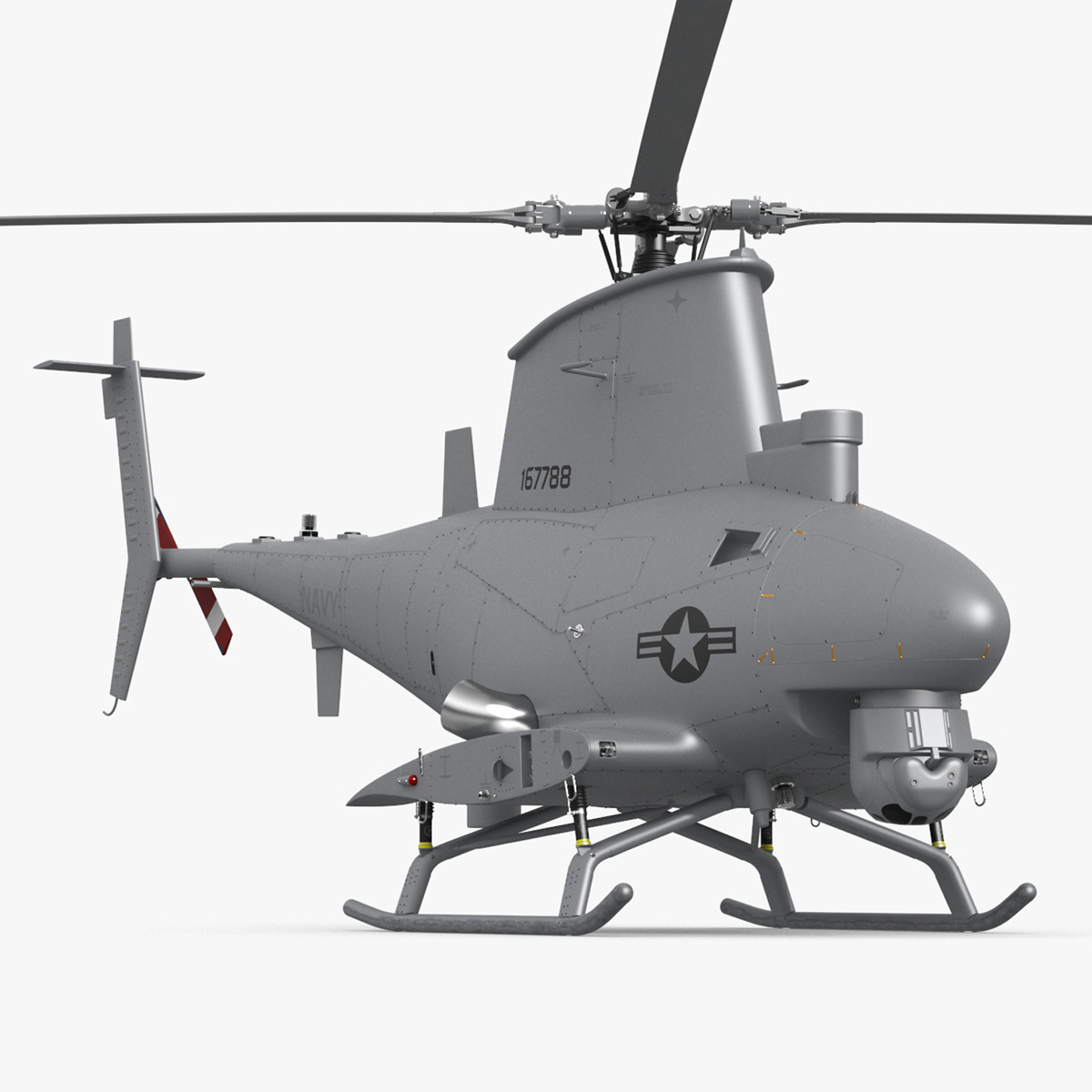 Northrop Grumman MQ-8 Fire Scout Rigged 3D model