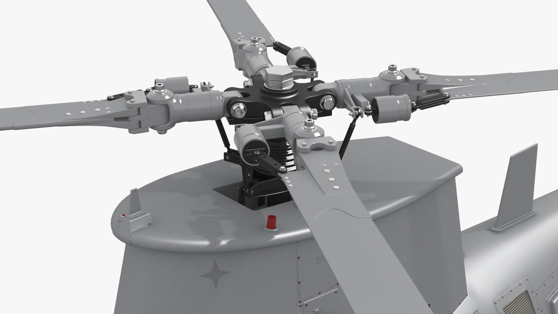 Northrop Grumman MQ-8 Fire Scout Rigged 3D model