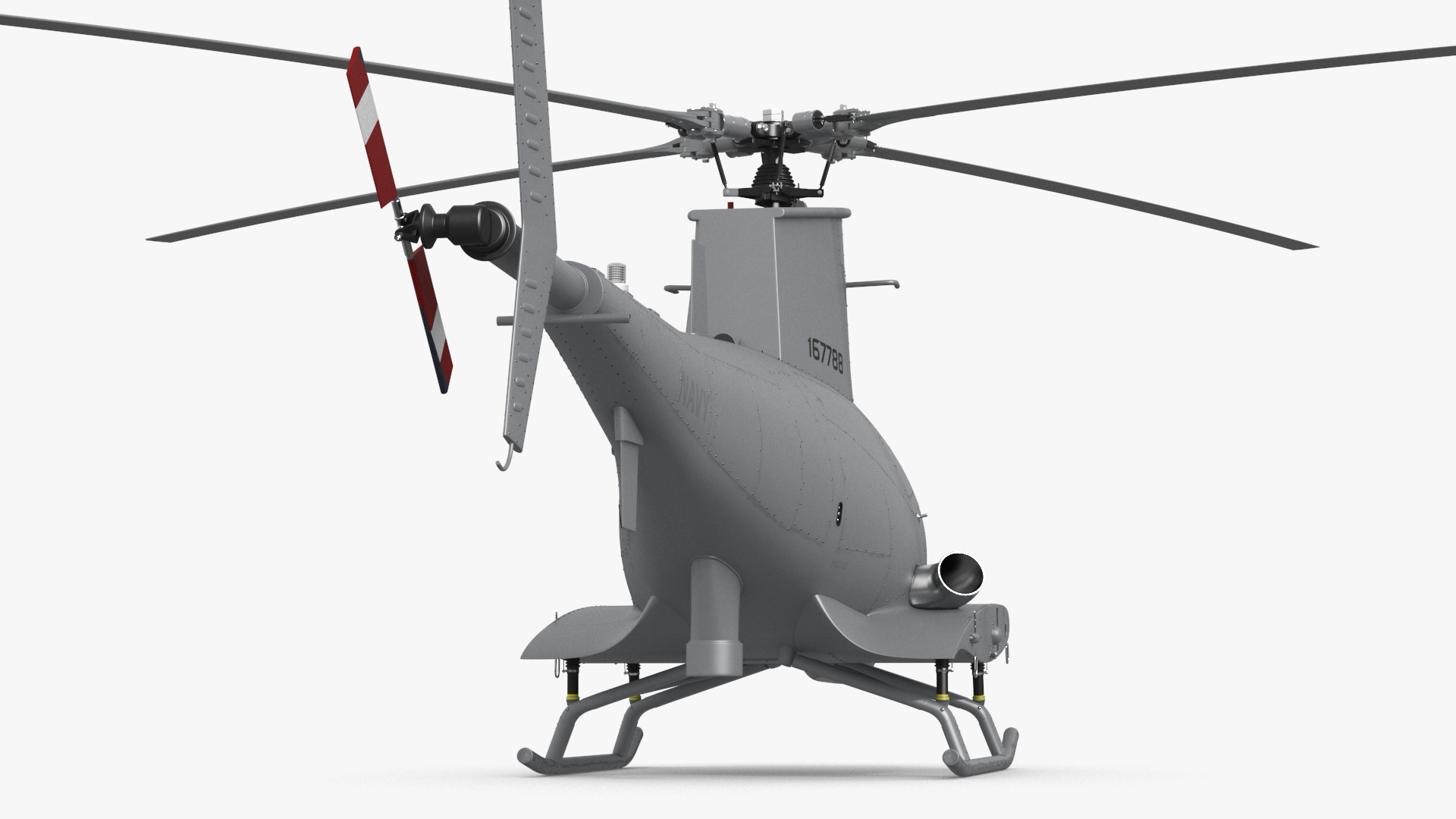 Northrop Grumman MQ-8 Fire Scout Rigged 3D model