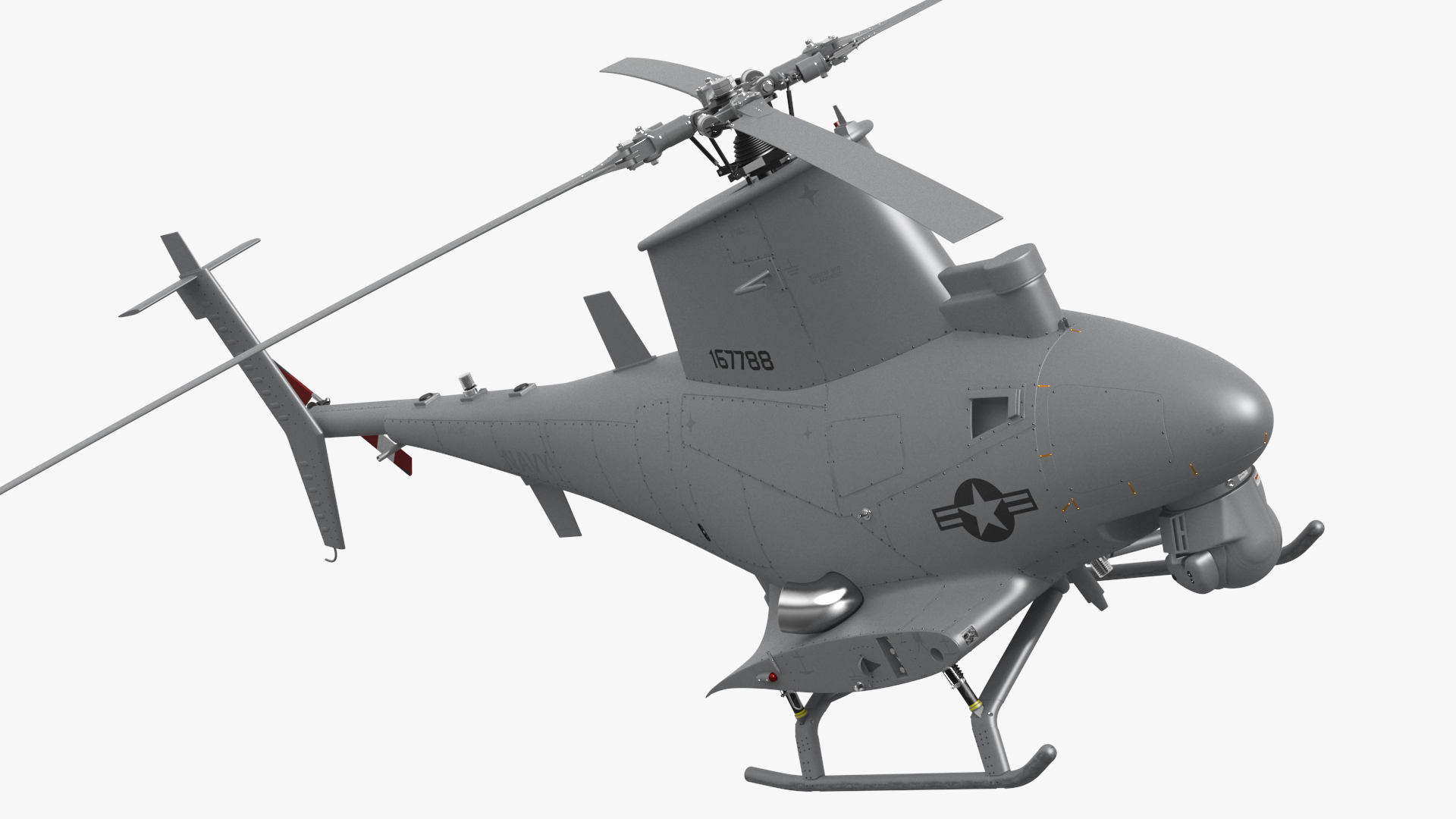Northrop Grumman MQ-8 Fire Scout Rigged 3D model