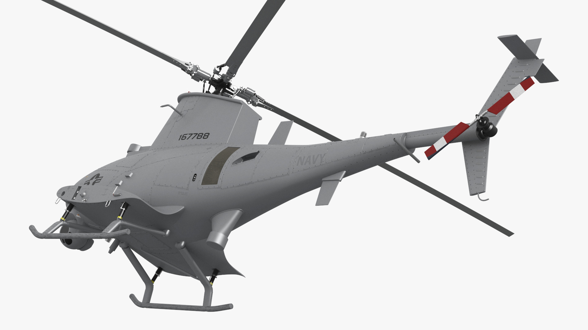 Northrop Grumman MQ-8 Fire Scout Rigged 3D model