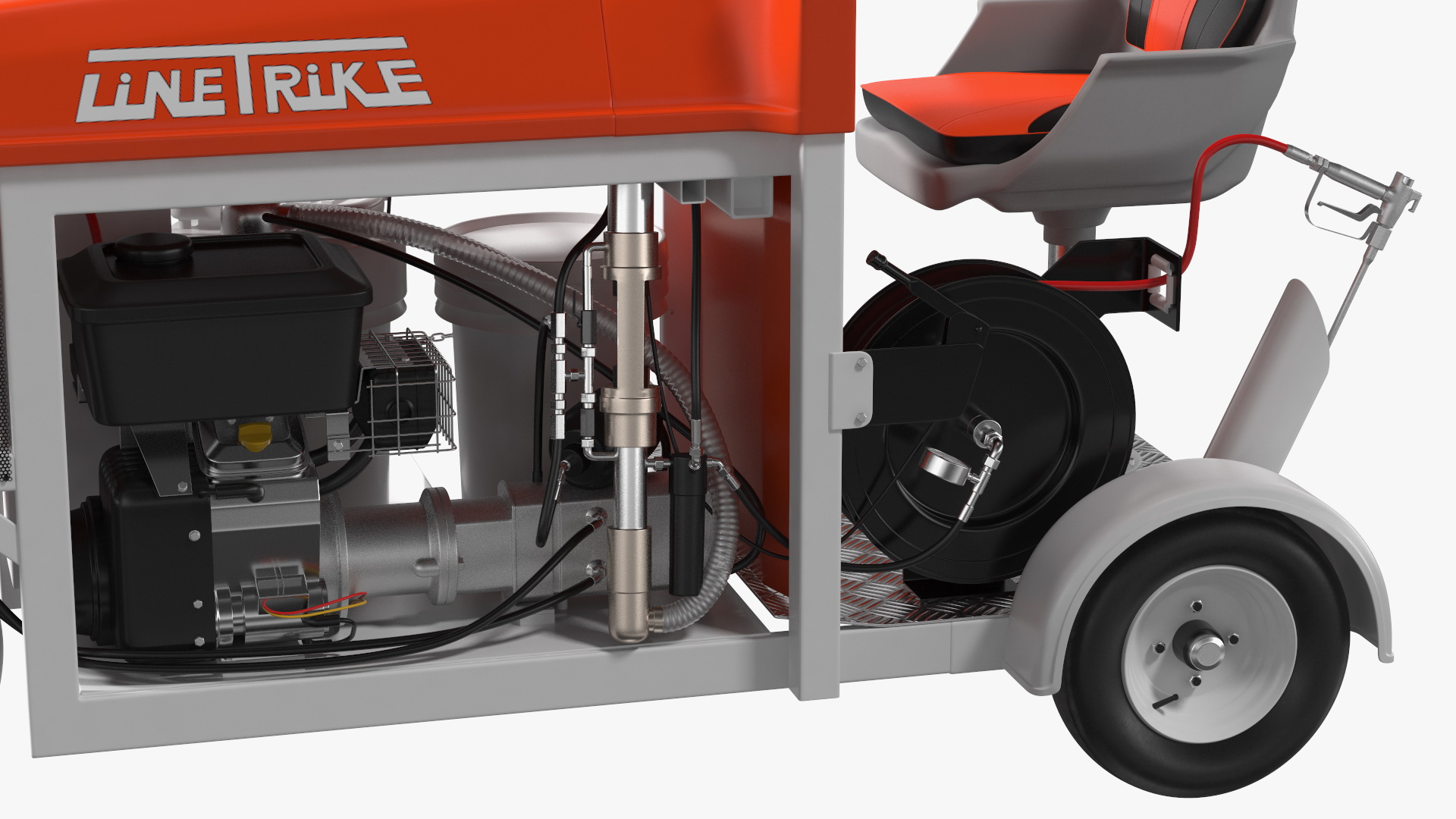 3D model LineTrike Road Line Marking Machine
