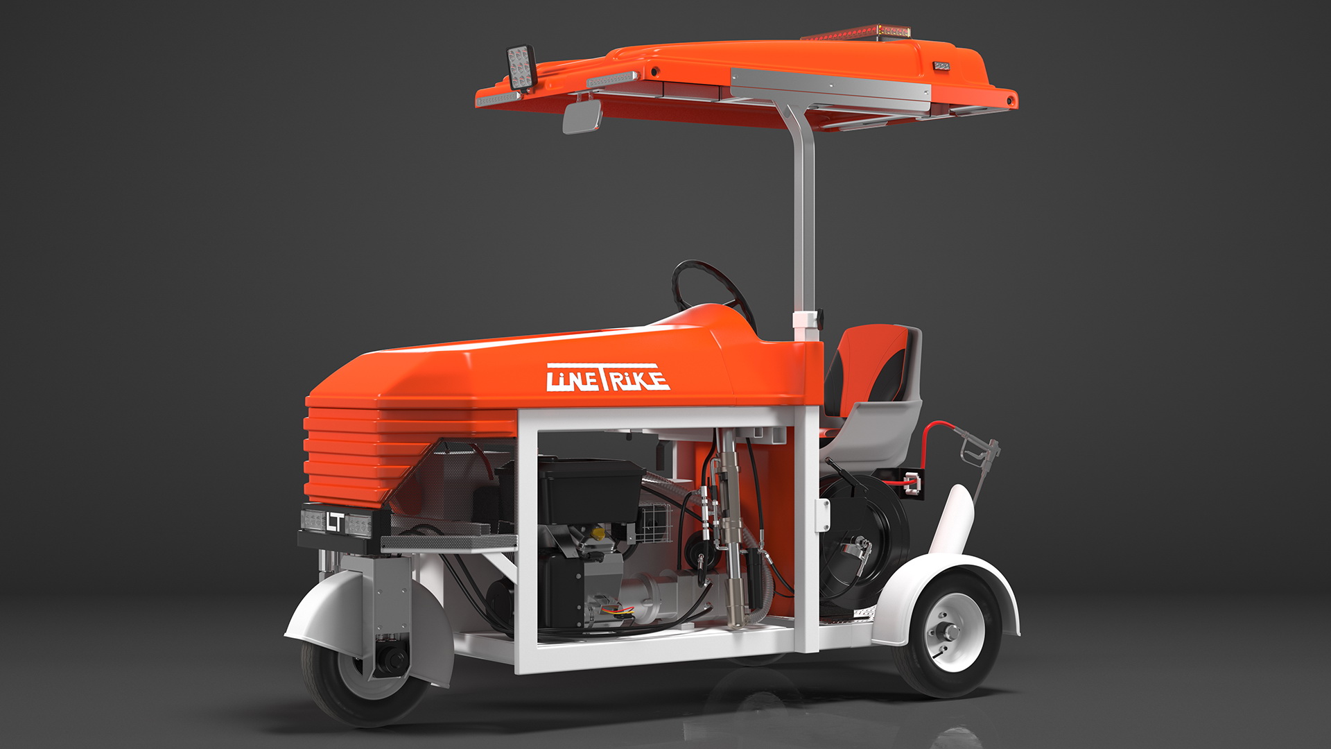 3D model LineTrike Road Line Marking Machine