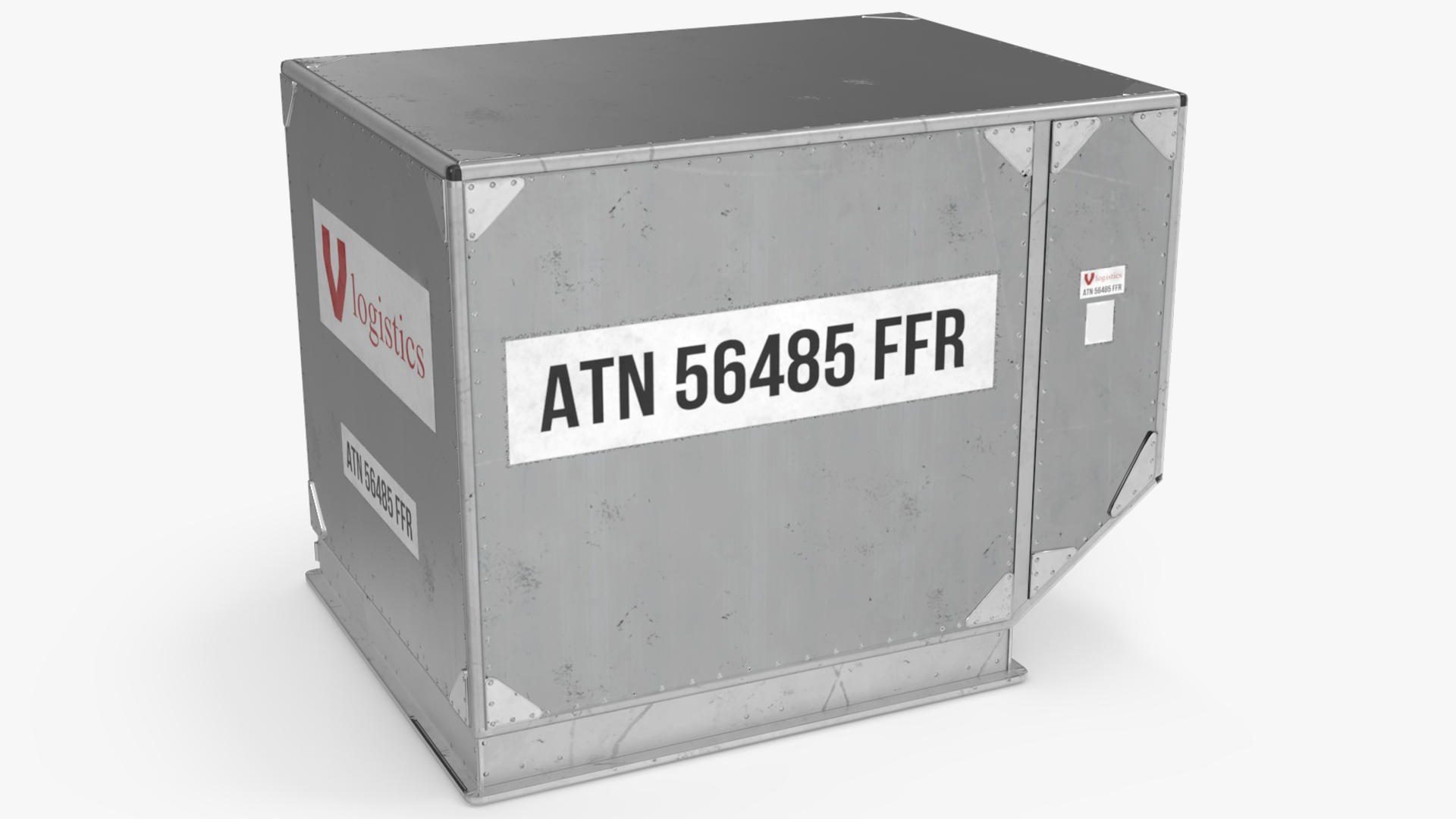 Vlogistics Aviation LD3 Container Game Ready, view 4