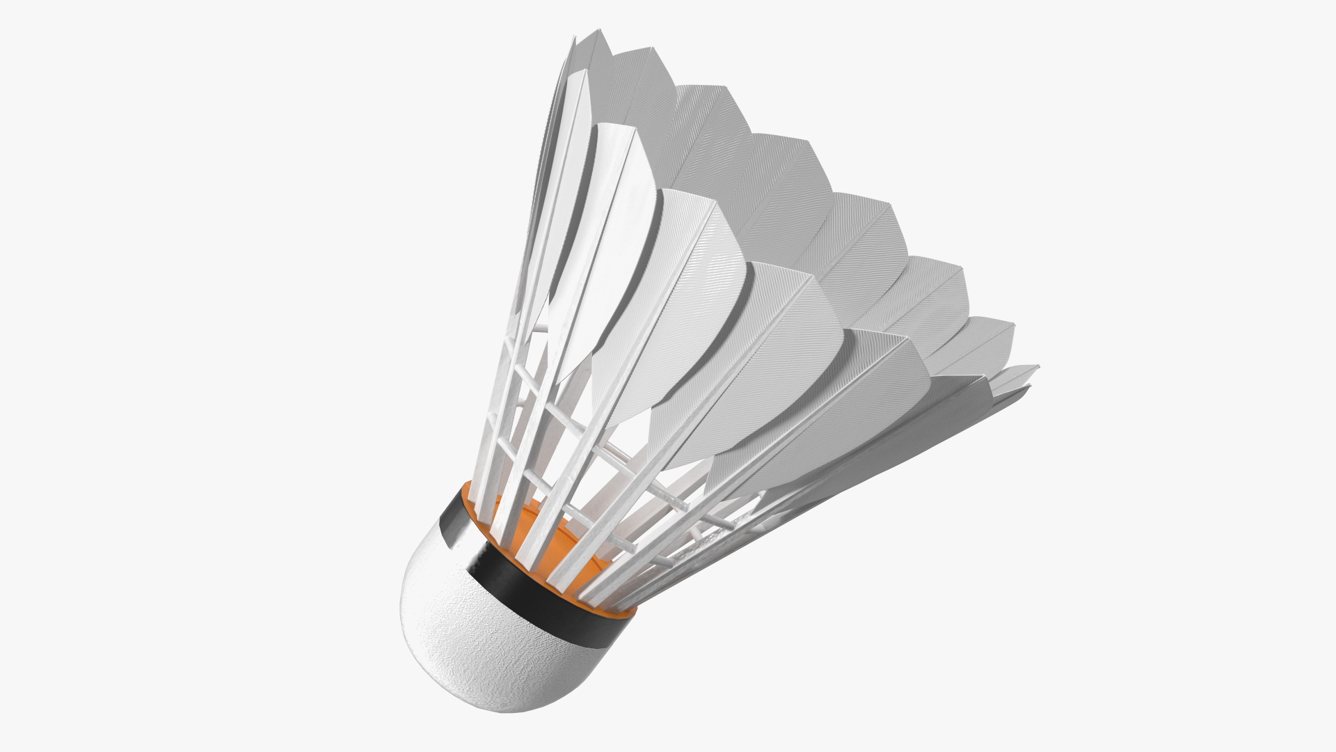 Badminton Feather Shuttlecock 3D model