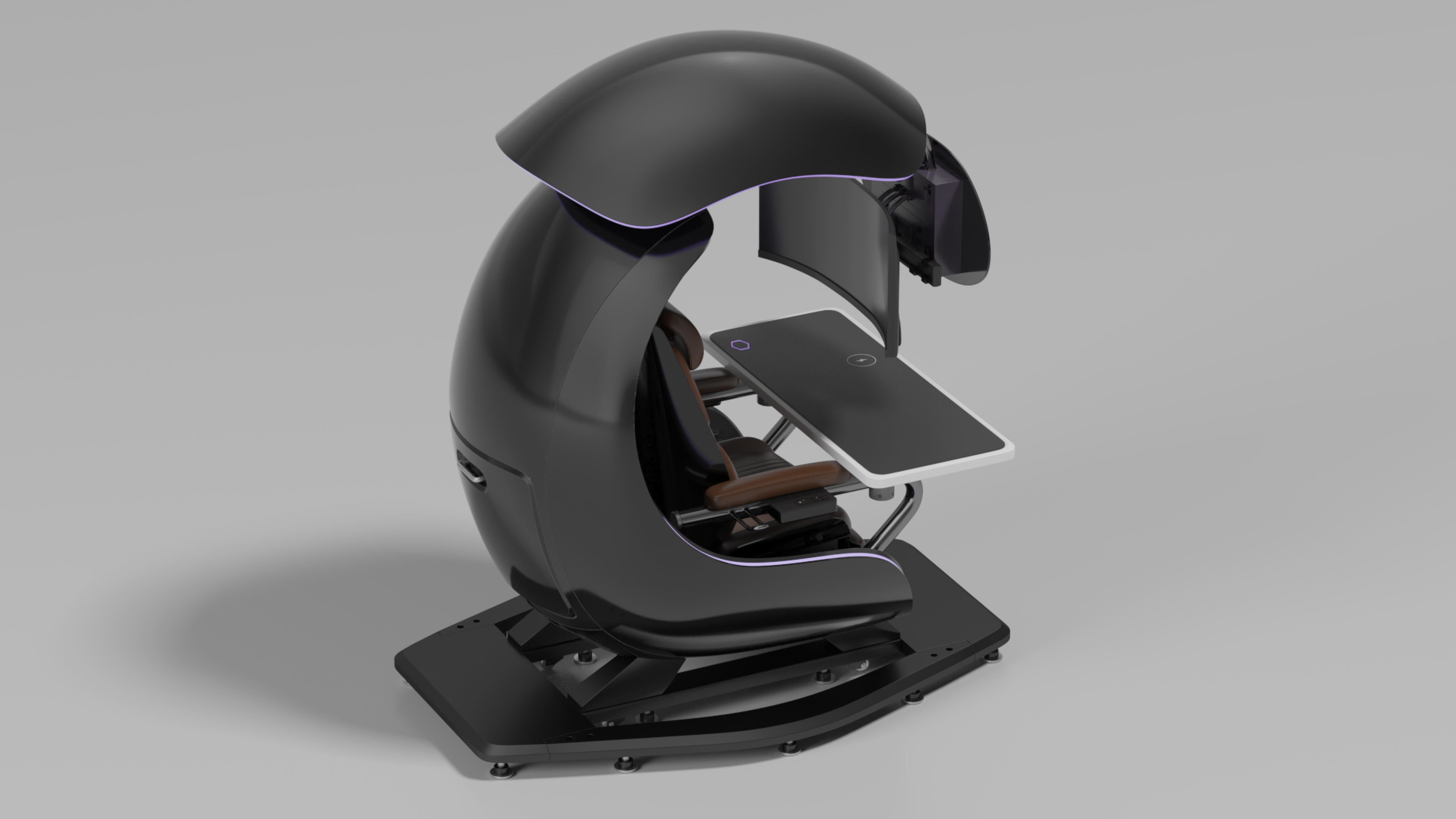 3D model Immersive Gaming Station Immersive Cooler Master ORB X Black