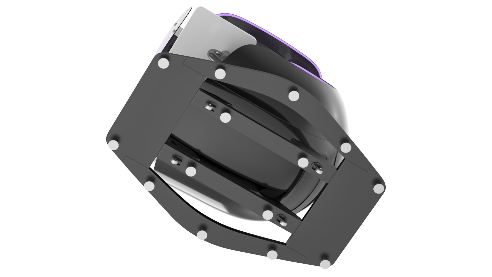 3D model Immersive Gaming Station Immersive Cooler Master ORB X Black