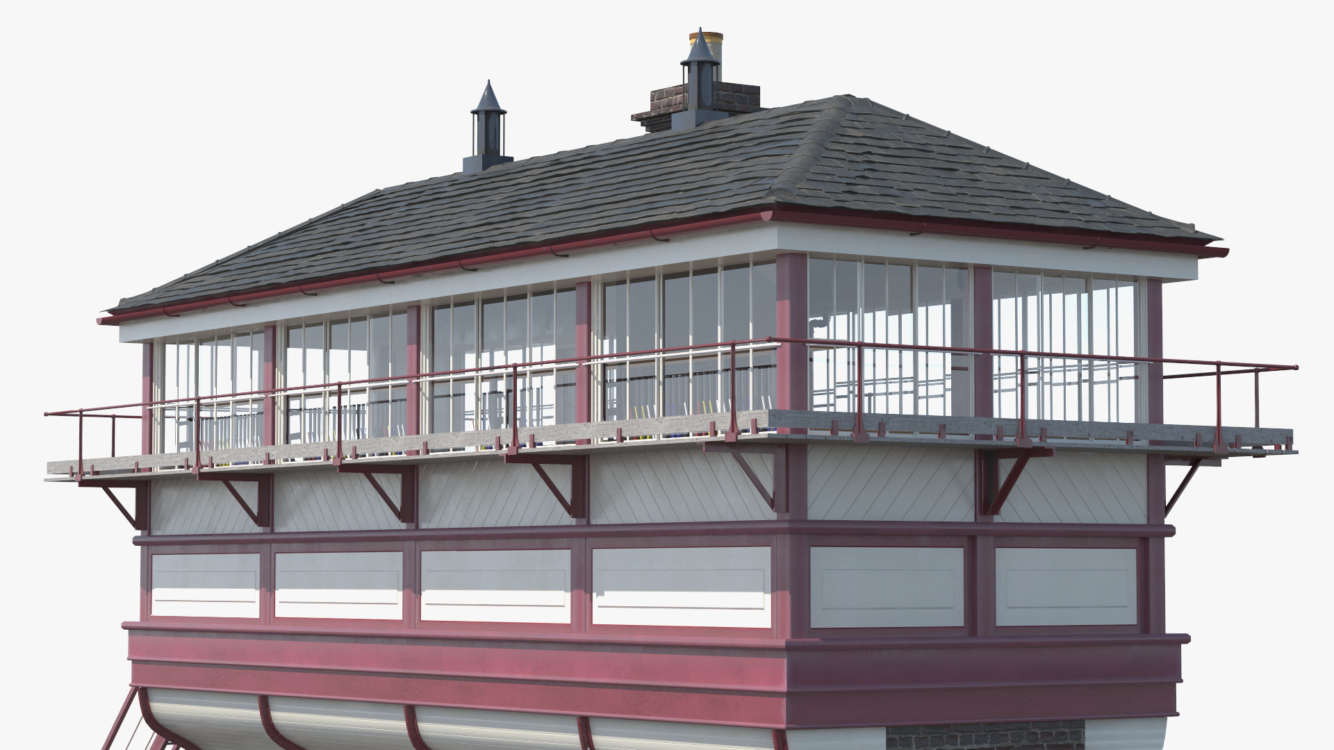 3D model Railway Signal House