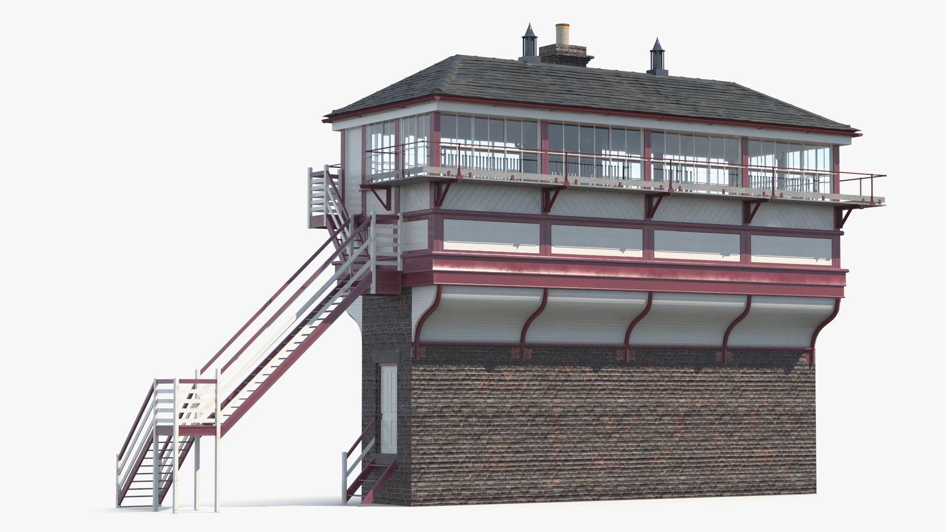 3D model Railway Signal House