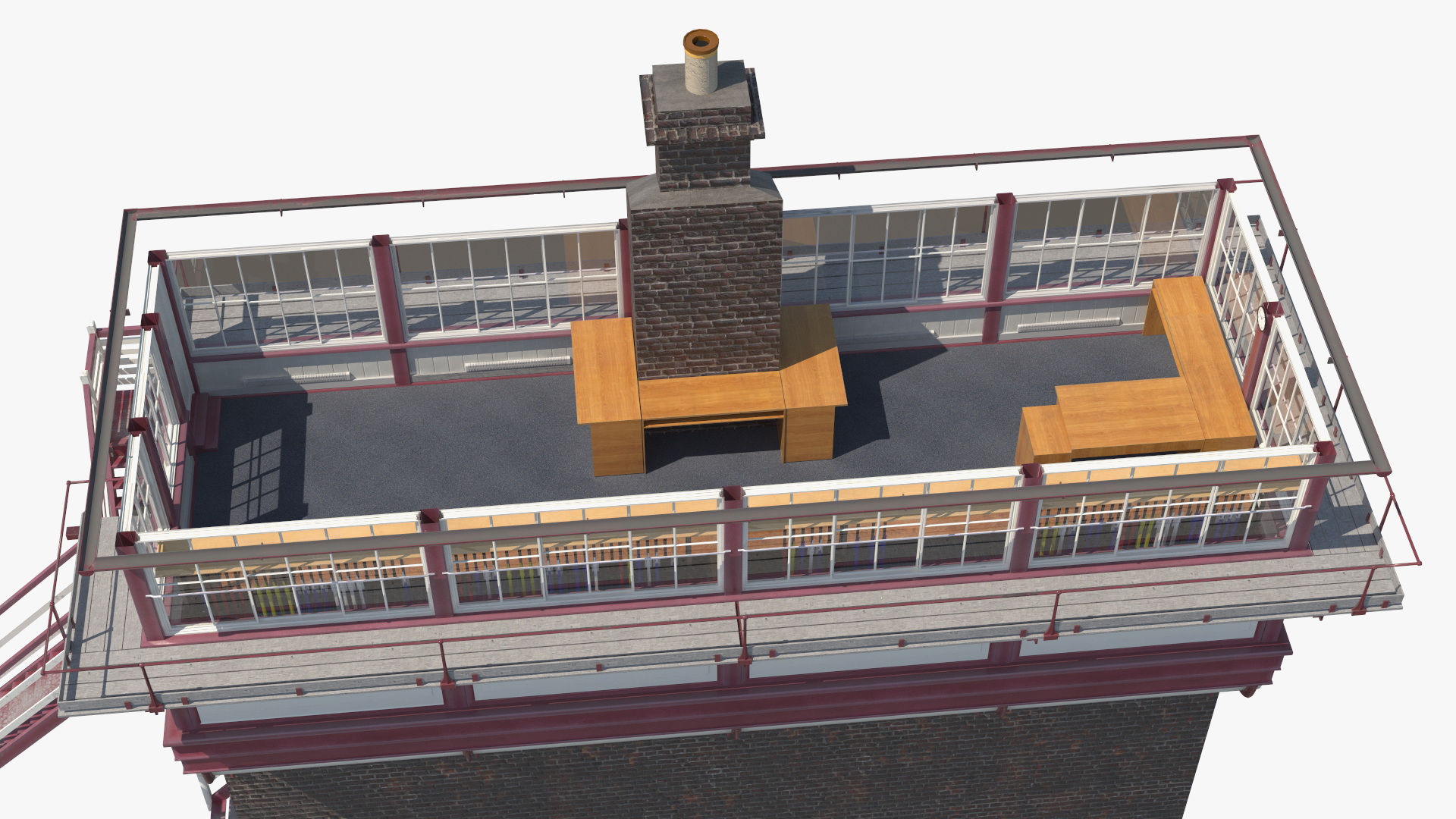 3D model Railway Signal House
